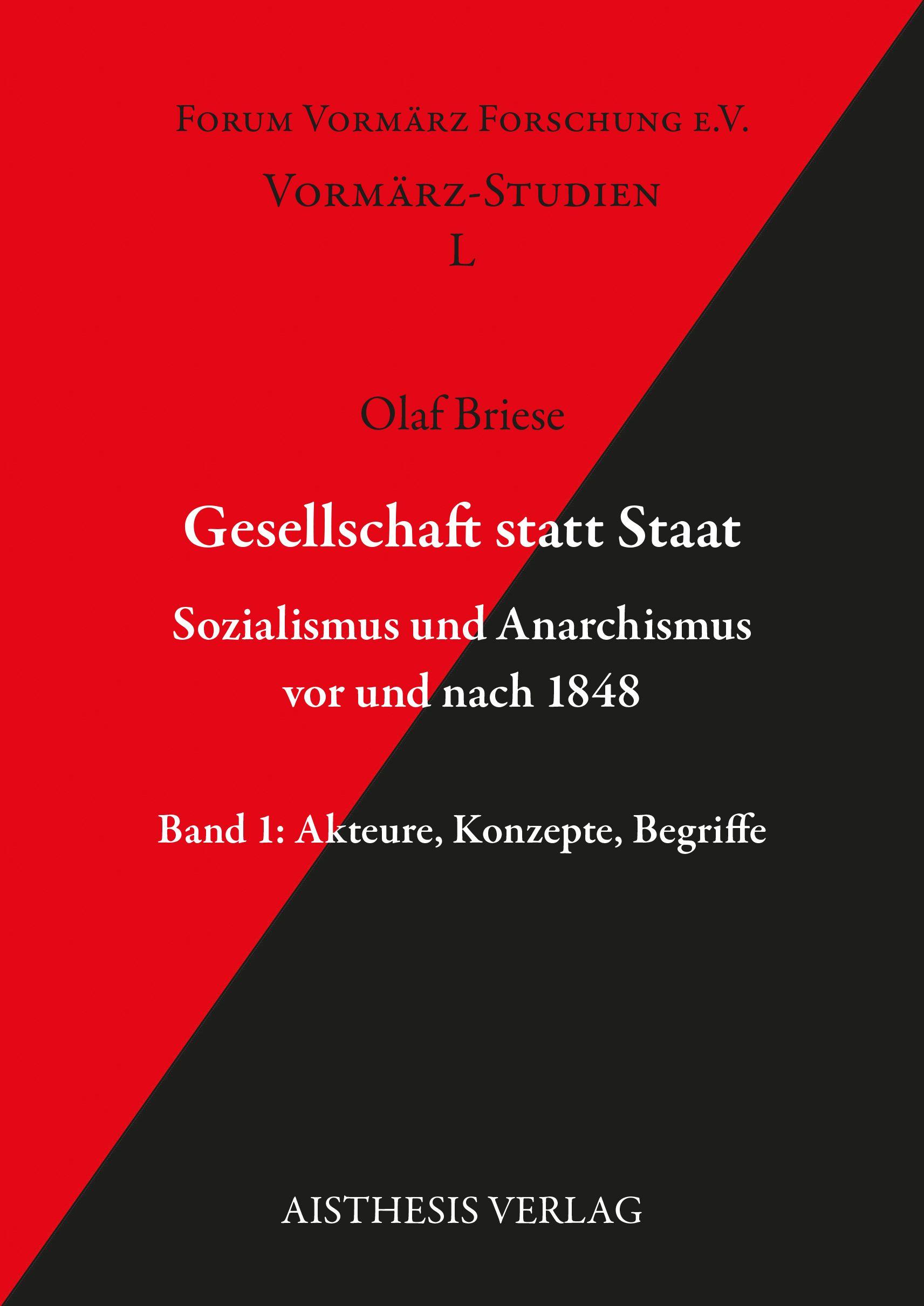 Vorderes Coverbild Gesellschaft statt Staat. Sozialismus und Anarchismus vor und nach 1848