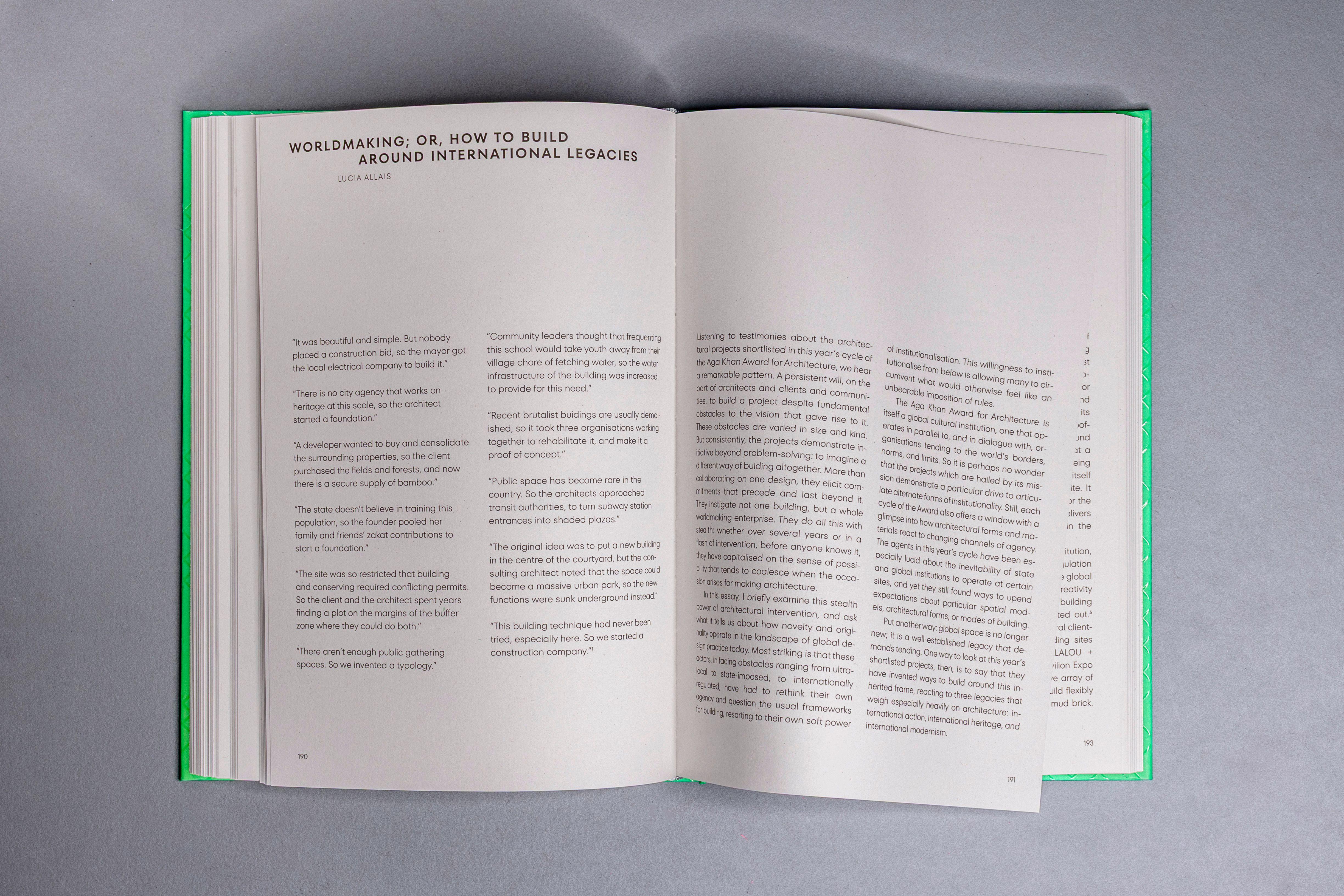 Beispielinhalt (Bild) Optimism and Architecture