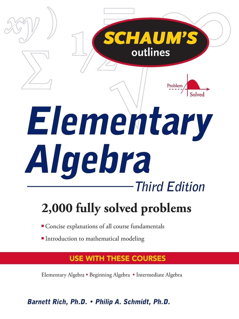 Vorderes Coverbild SO ELEMENTARY ALGEBRA 3E REV
