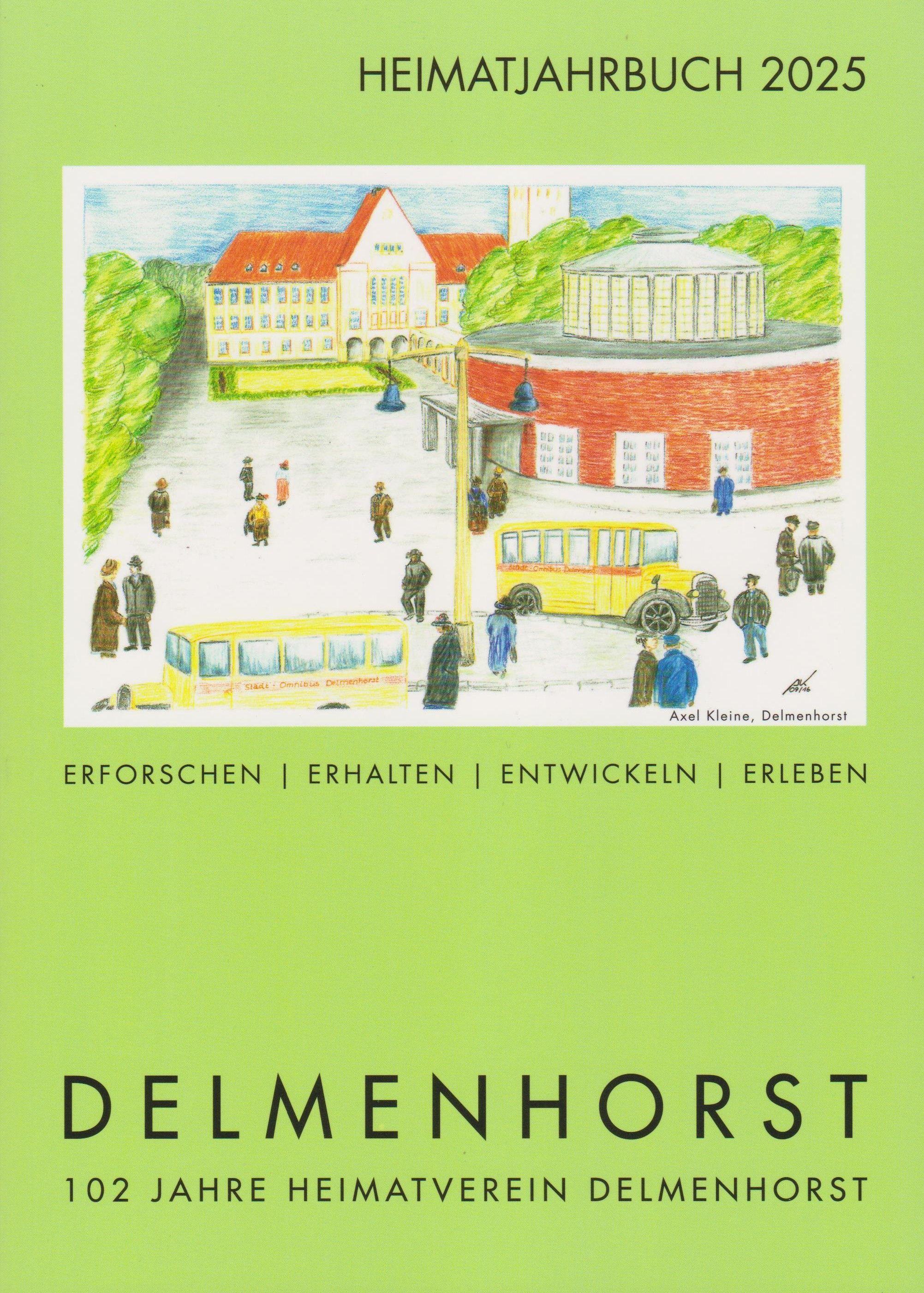 Vorderes Coverbild Heimatjahrbuch Delmenhorst 2025