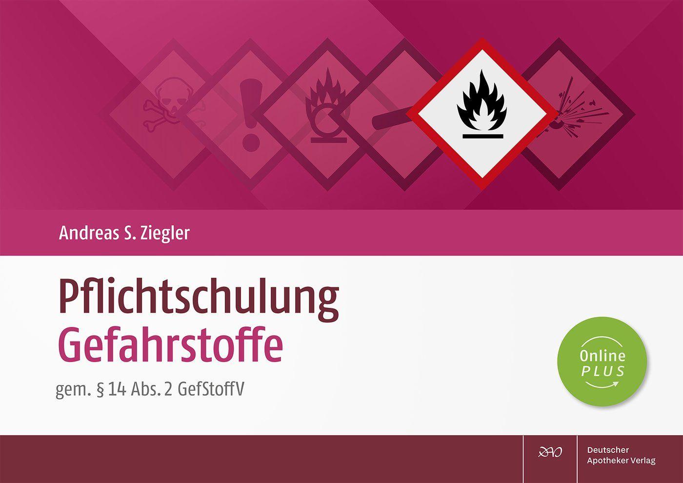 Vorderes Coverbild Pflichtschulung Gefahrstoffe