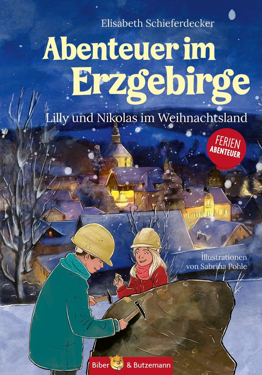 Vorderes Coverbild Abenteuer im Erzgebirge - Lilly und Nikolas im Weihnachtsland