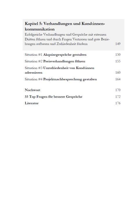 Beispielinhalt (Bild) Systemische Fragetechniken gekonnt im Business-Alltag anwenden | Besser führen & kommunizieren mit dem Praxisbuch für Fach- & Führungskräfte