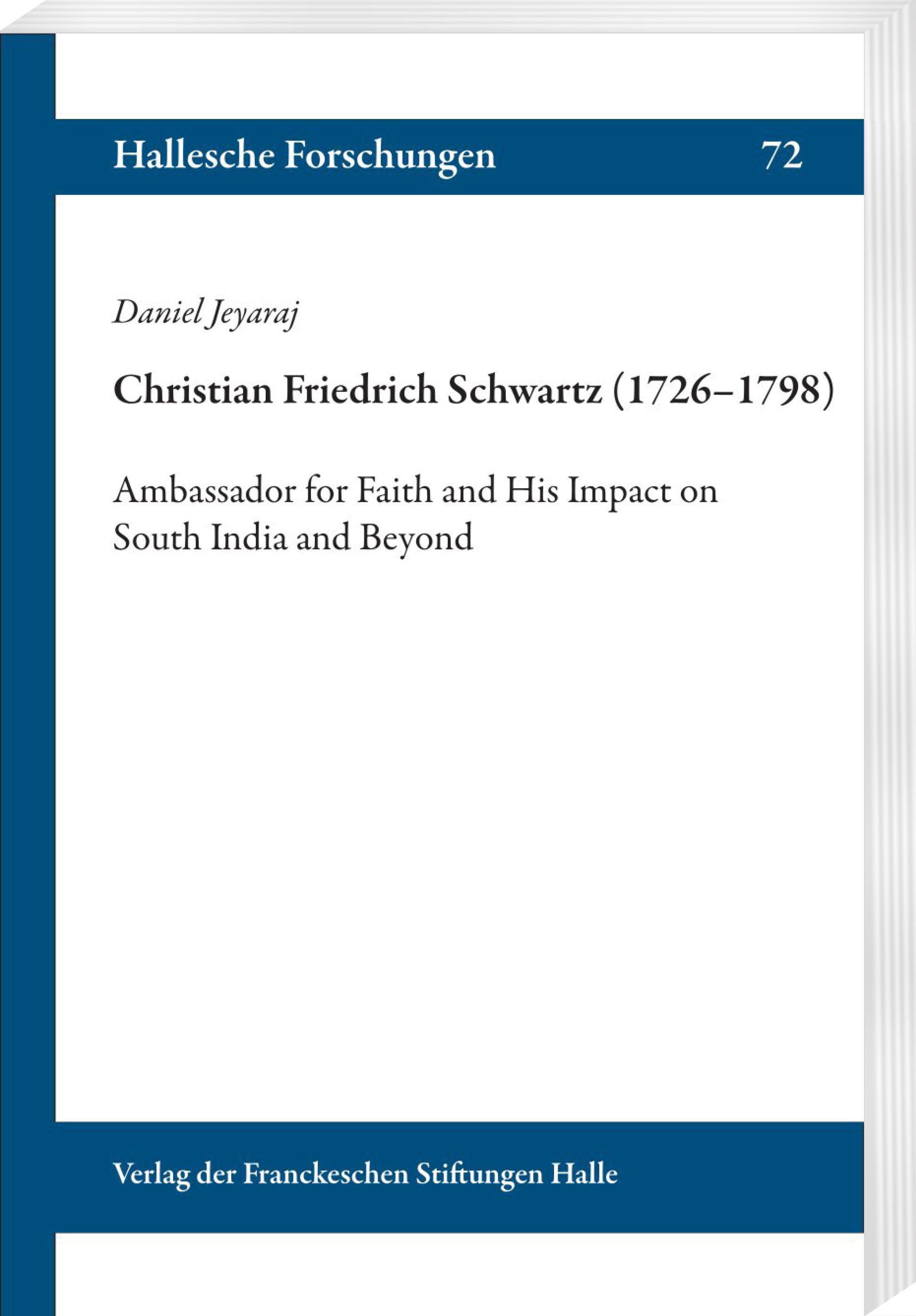 Vorderes Coverbild Christian Friedrich Schwartz (1726-1798)