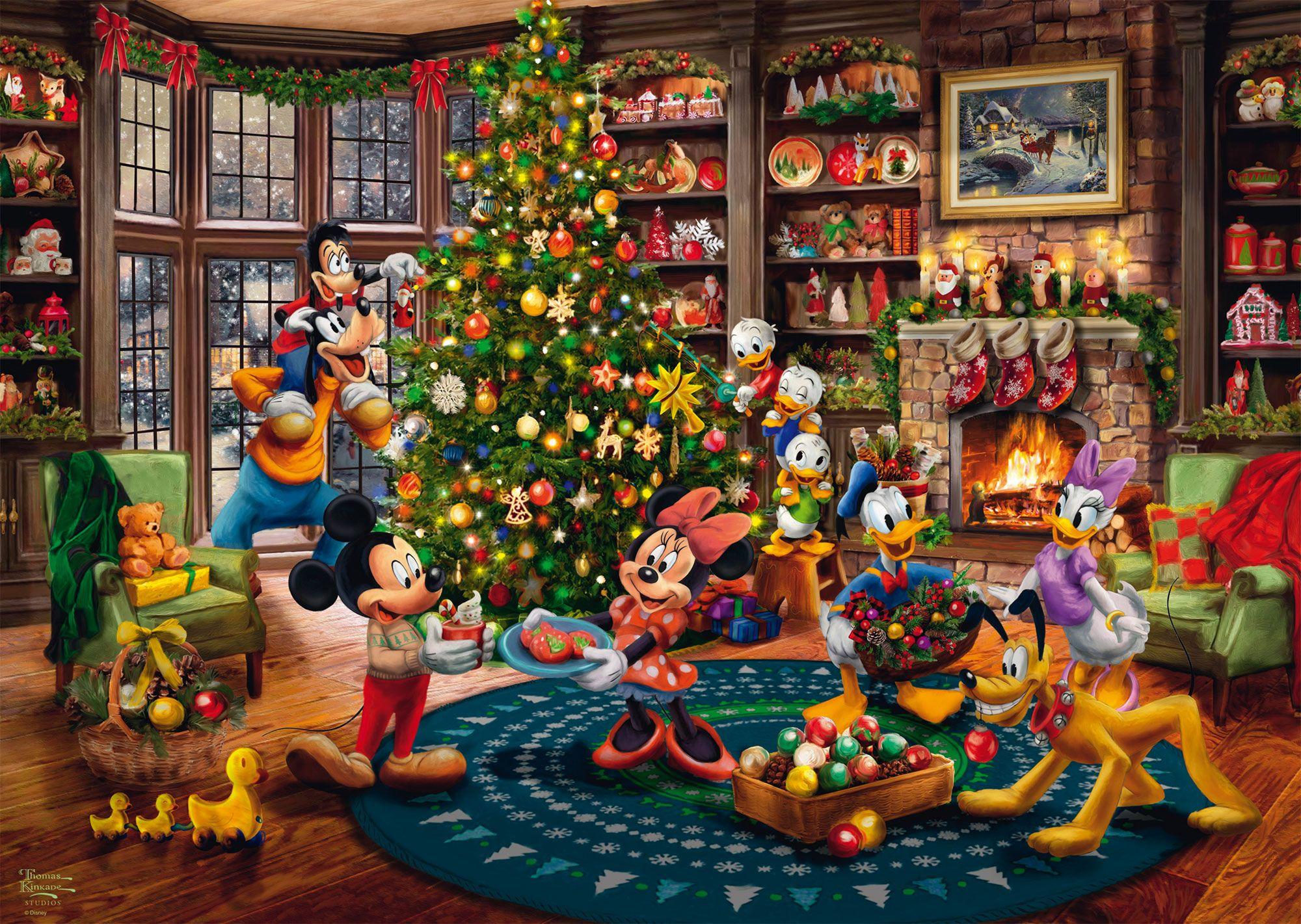 Beispielinhalt (Bild) Disney, Mickey & Minnie Trimming The Tree
