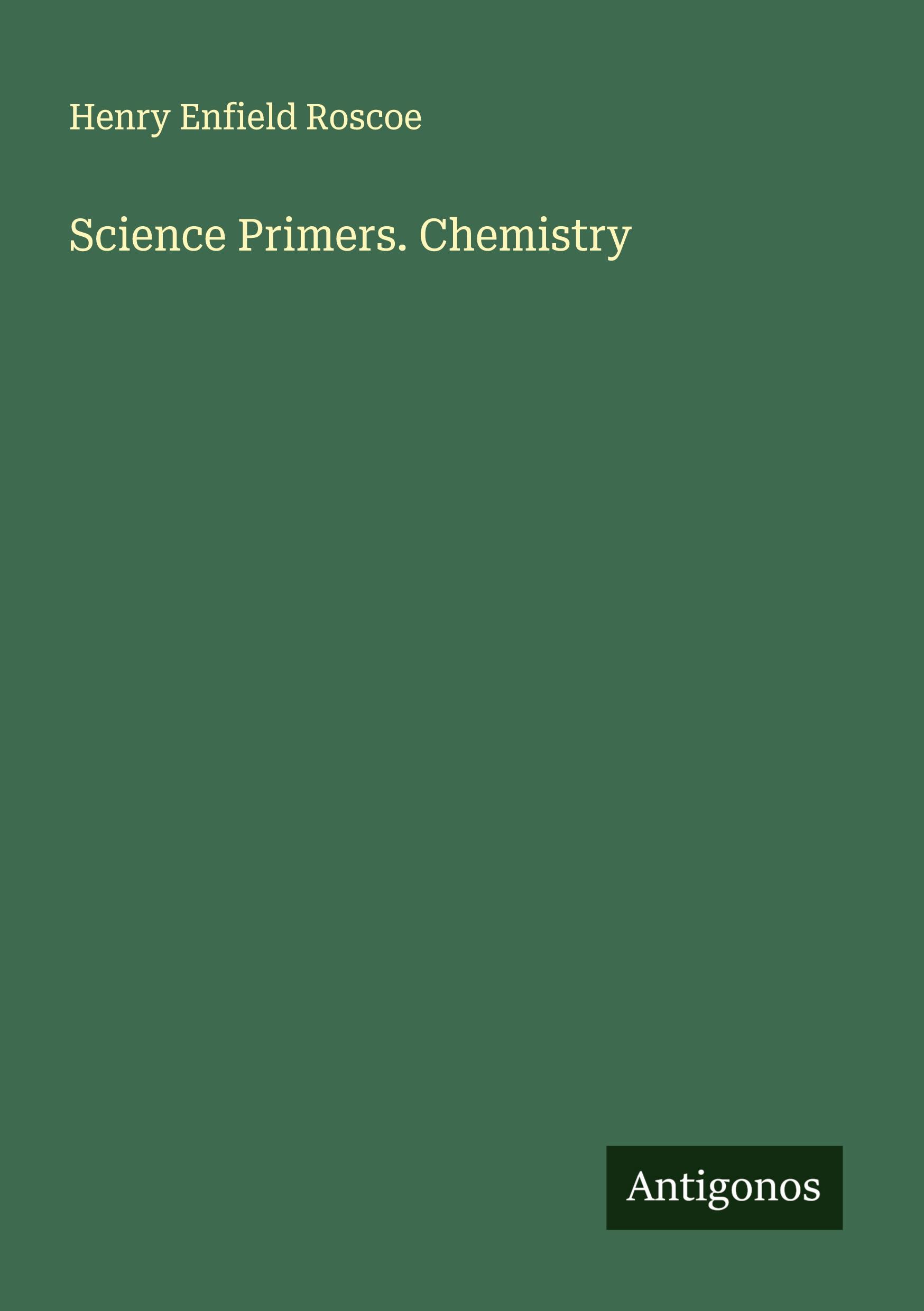 Vorderes Coverbild Science Primers. Chemistry