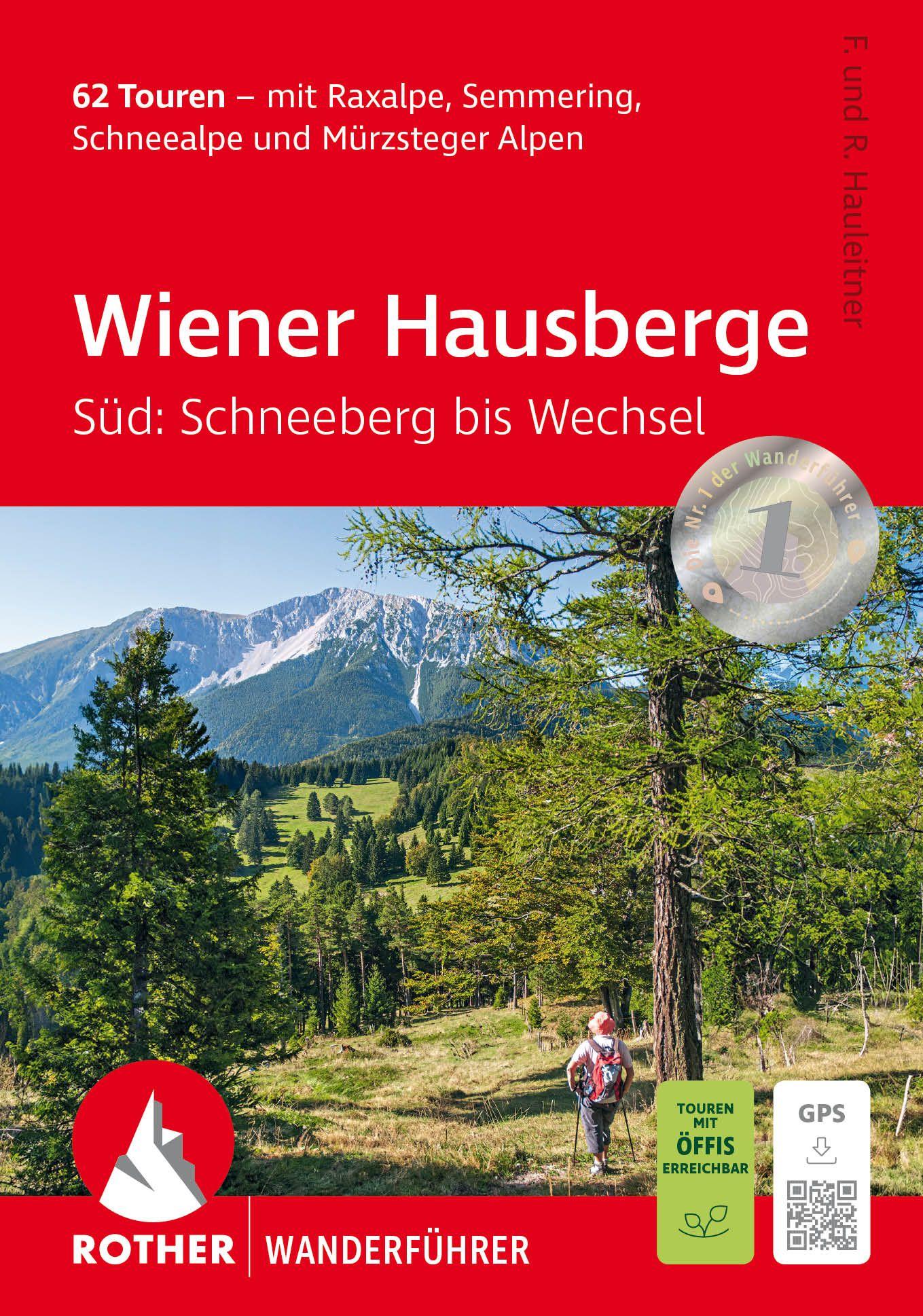Vorderes Coverbild Wiener Hausberge - Süd: Schneeberg bis Wechsel, Rother Wanderführer