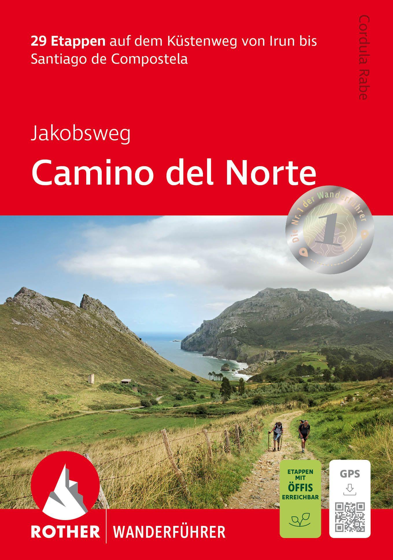 Vorderes Coverbild Jakobsweg - Camino del Norte, Rother Wanderführer