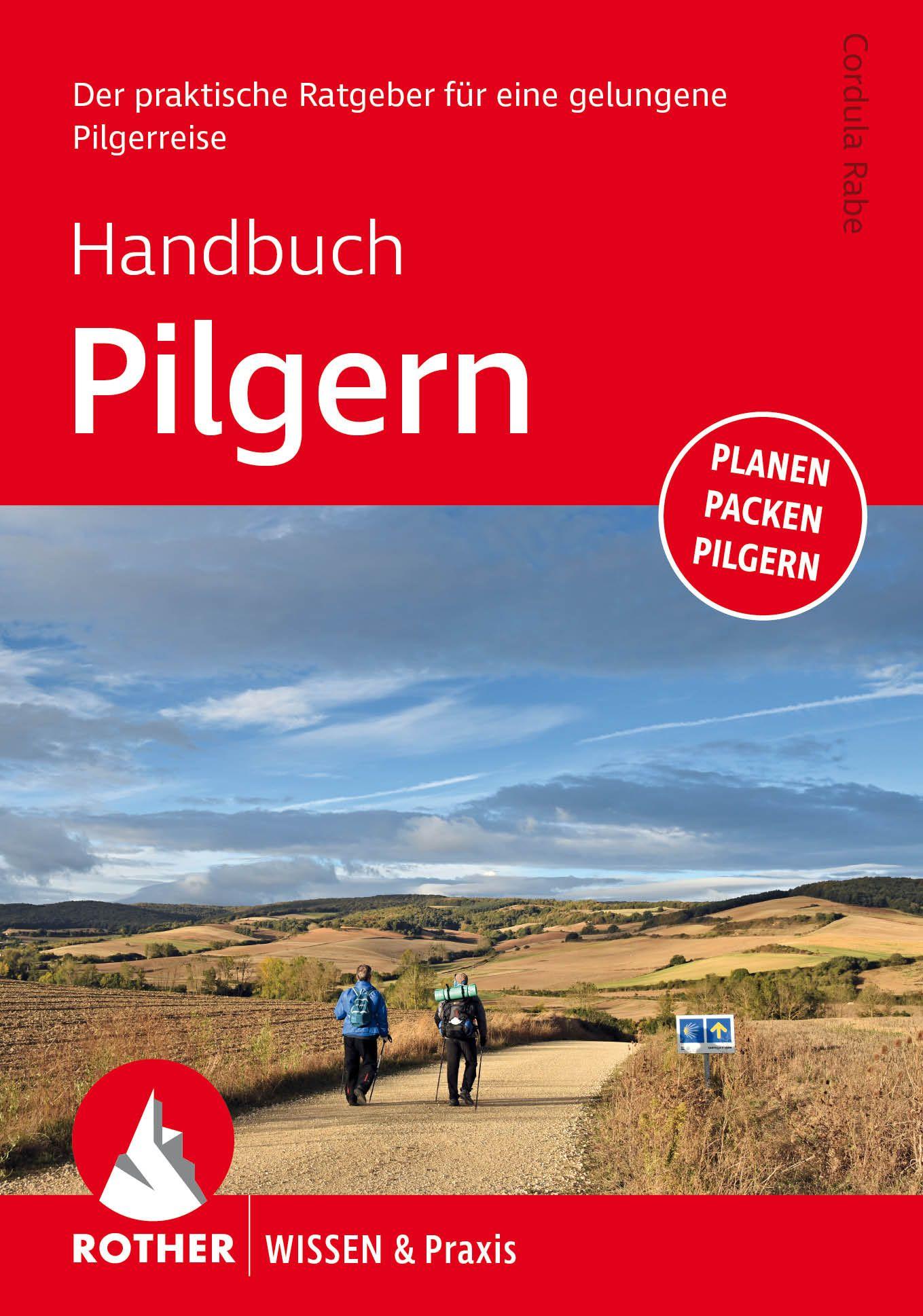 Vorderes Coverbild Handbuch Pilgern
