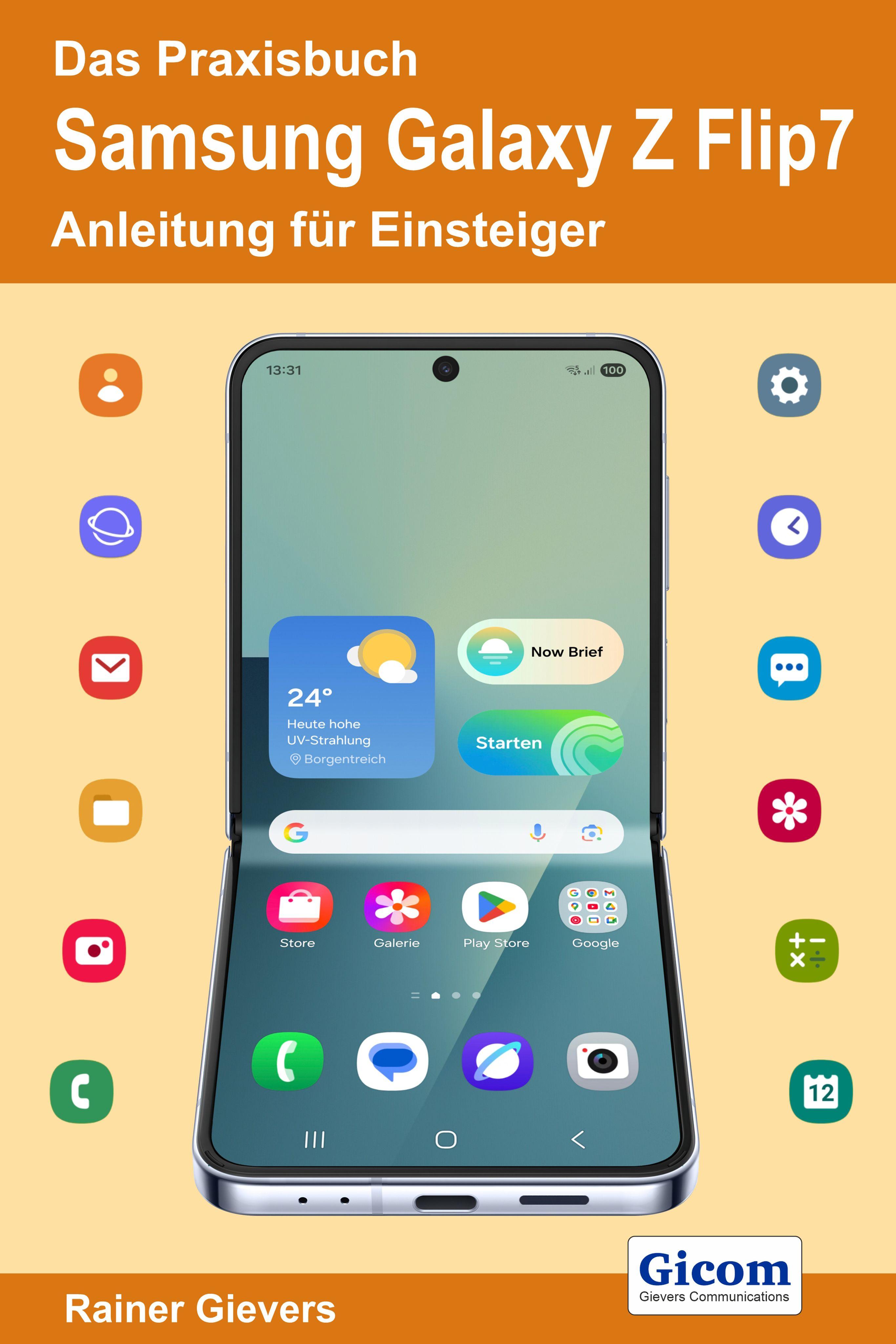 Vorderes Coverbild Das Praxisbuch Samsung Galaxy Z Flip7 - Anleitung für Einsteiger