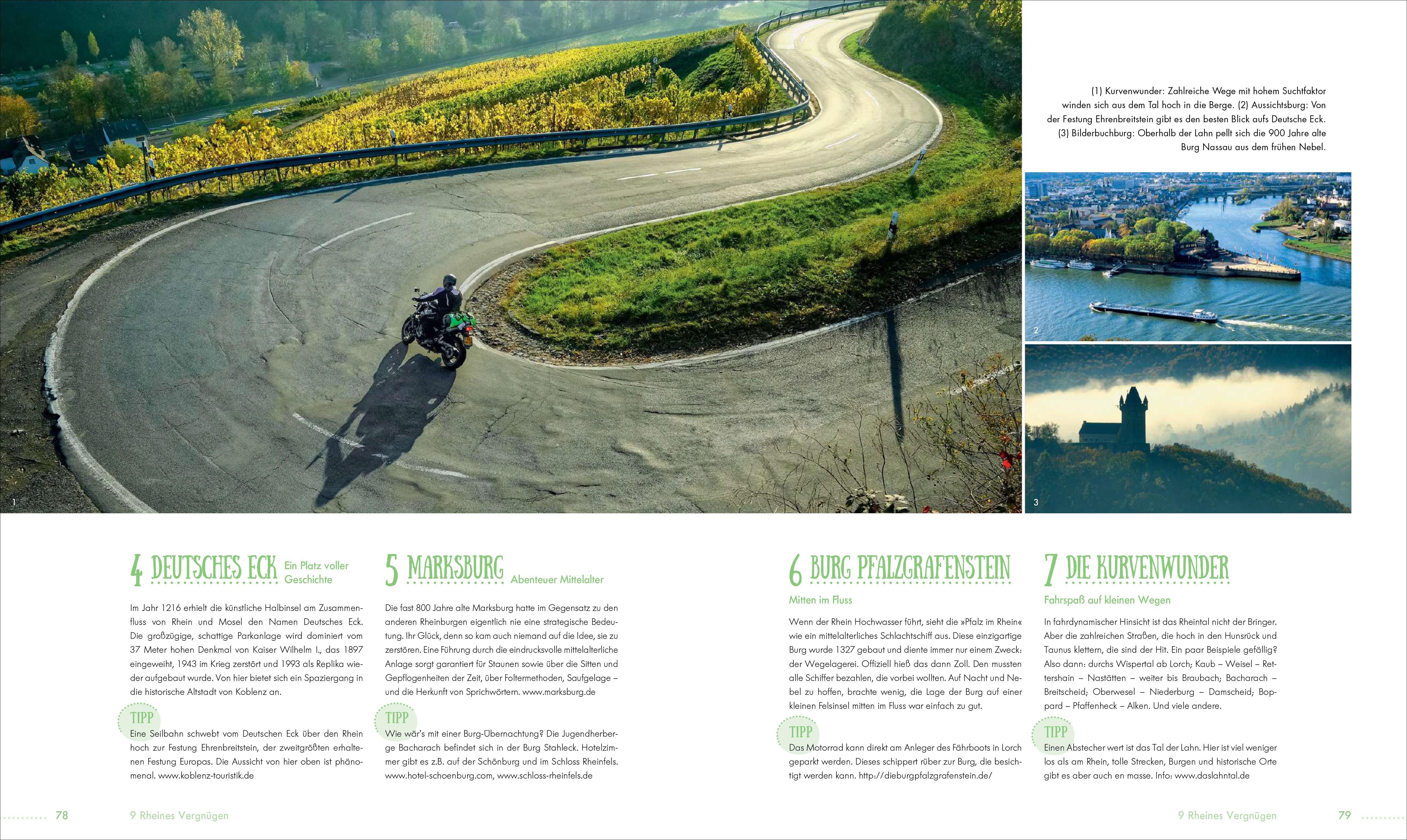 Beispielinhalt (Bild) Sommer, Sonne, Kurvenzeit