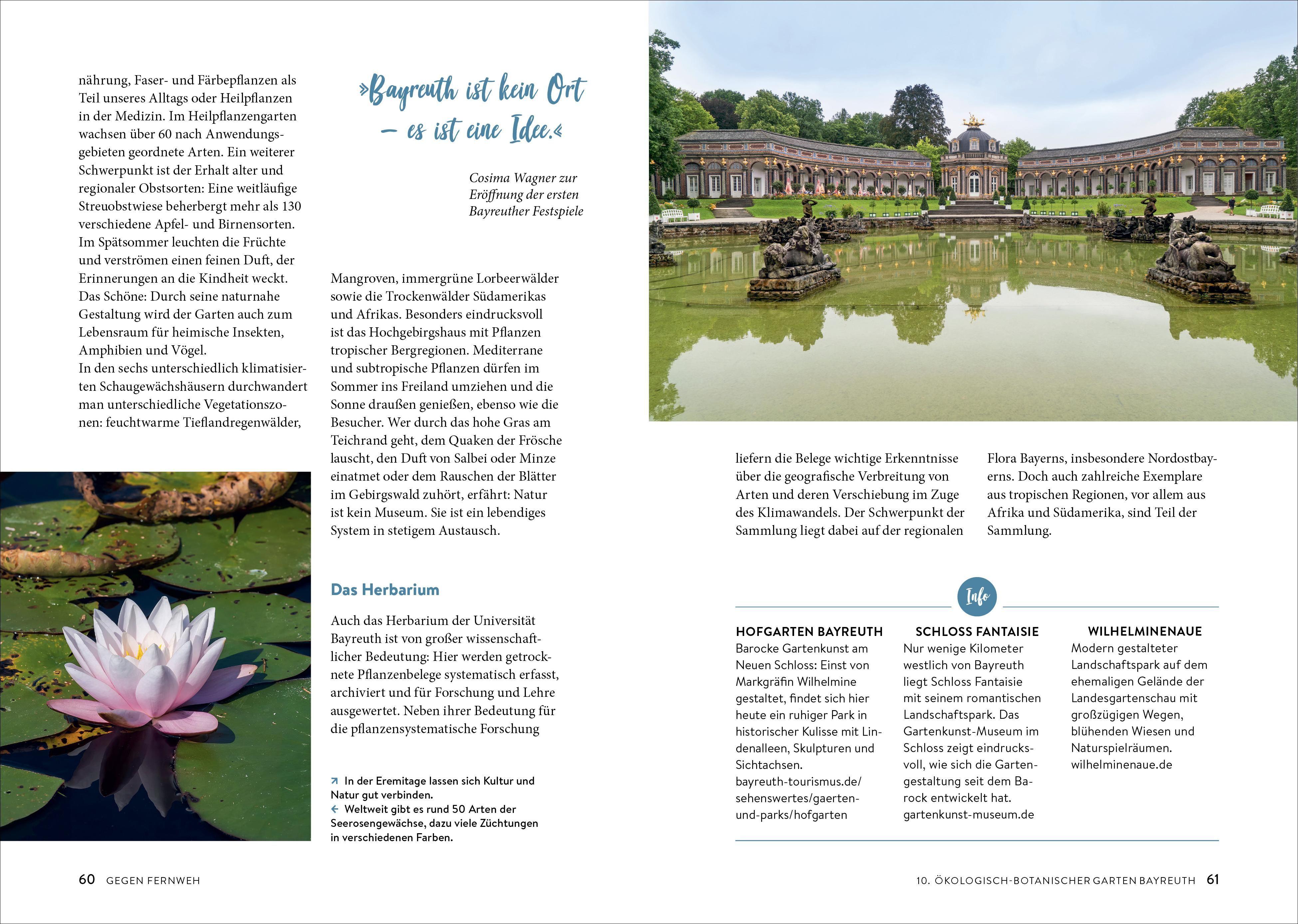 Beispielinhalt (Bild) Gartenreisen - Botanische Gärten und Parks in Deutschland