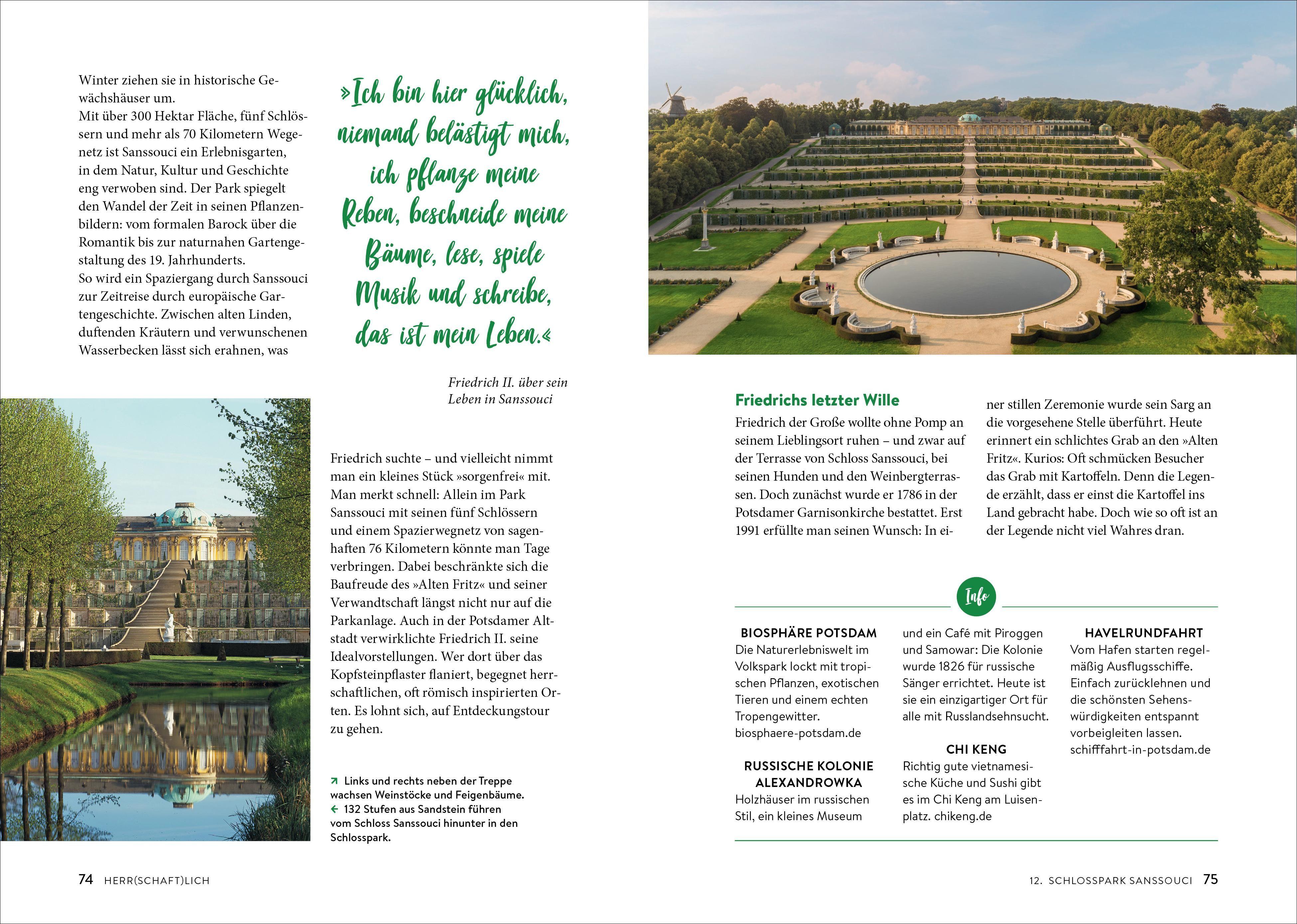 Beispielinhalt (Bild) Gartenreisen - Botanische Gärten und Parks in Deutschland