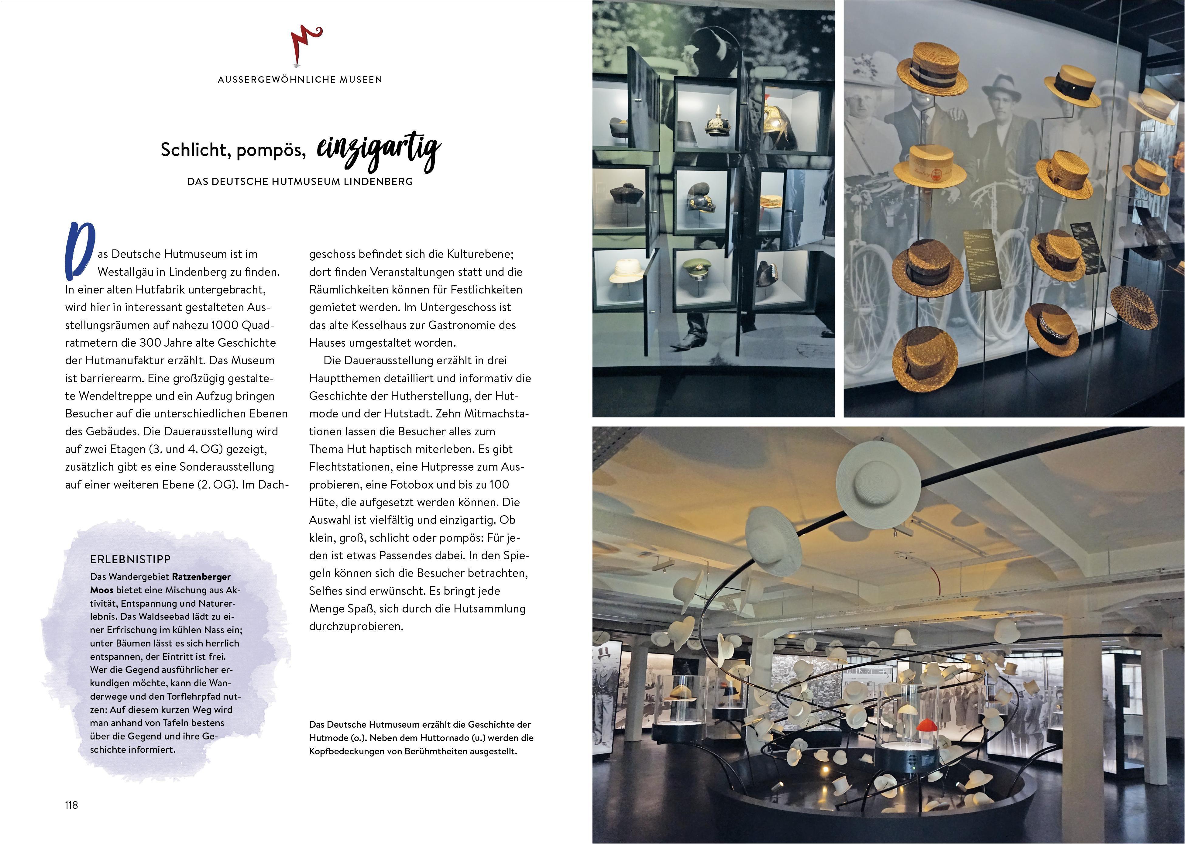 Beispielinhalt (Bild) Das Buch der kuriosen Orte am Bodensee