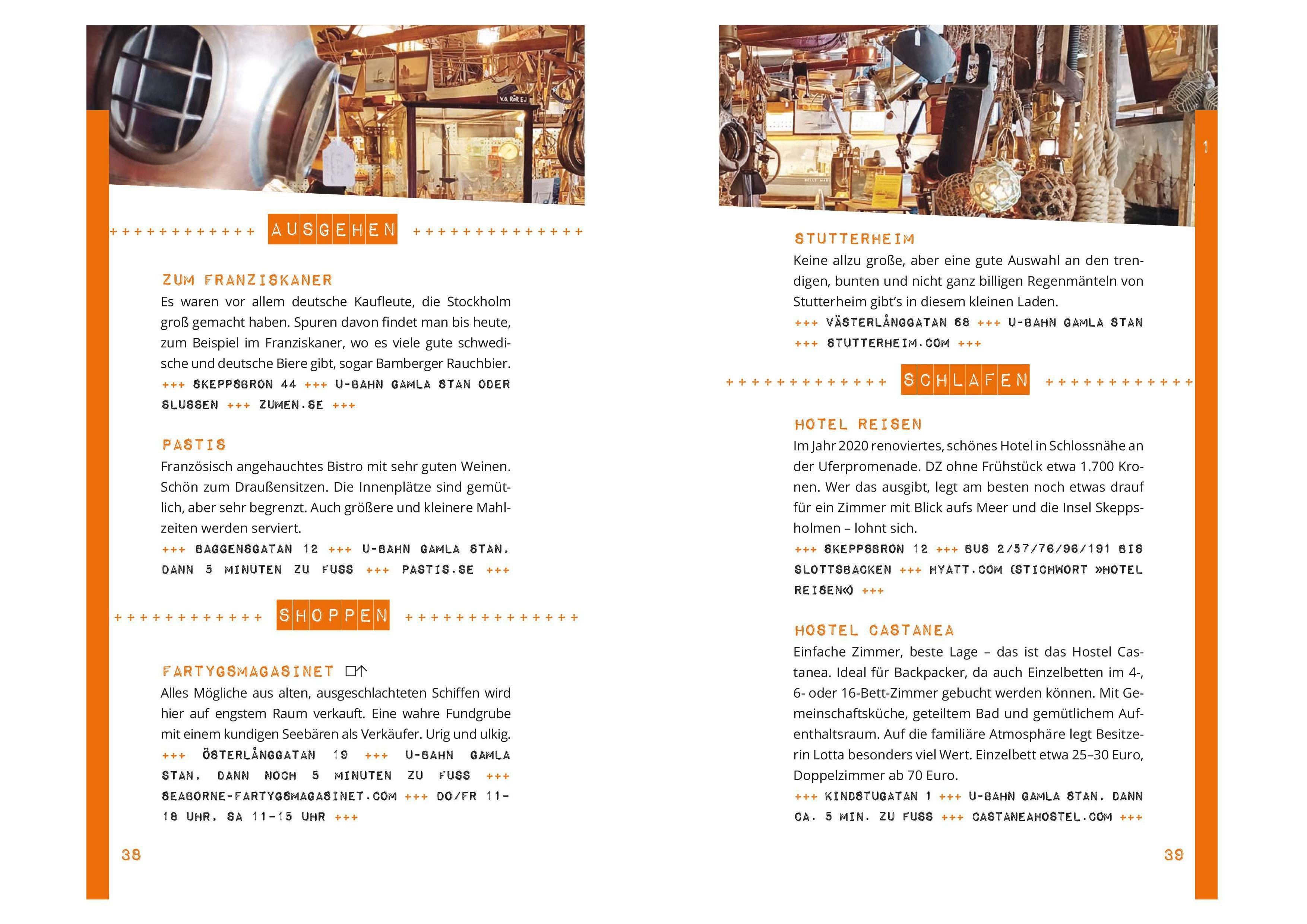 Beispielinhalt (Bild) Stockholm - mal anders MICHAEL MÜLLER REISEFÜHRER