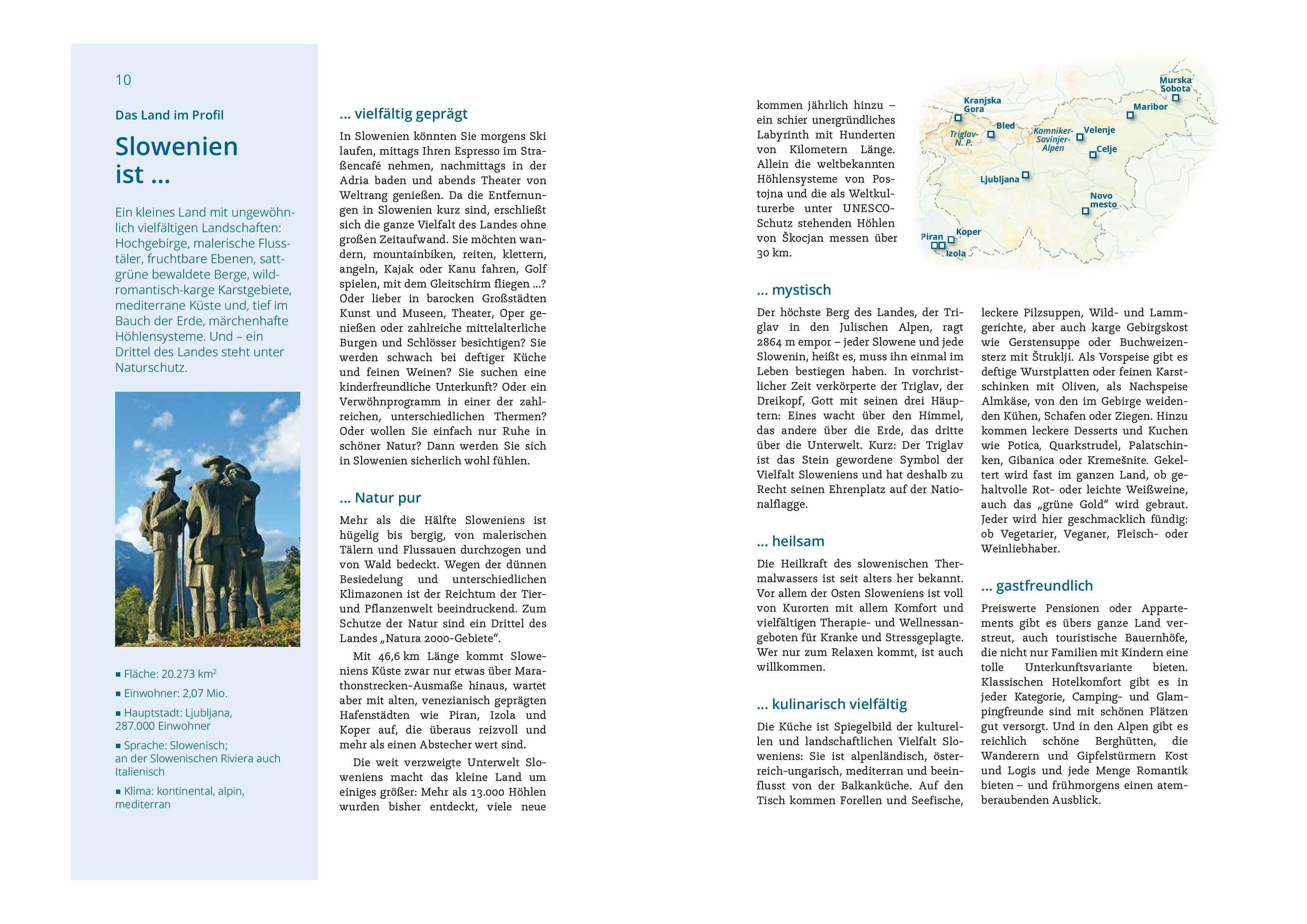 Beispielinhalt (Bild) MICHAEL MÜLLER REISEFÜHRER Slowenien