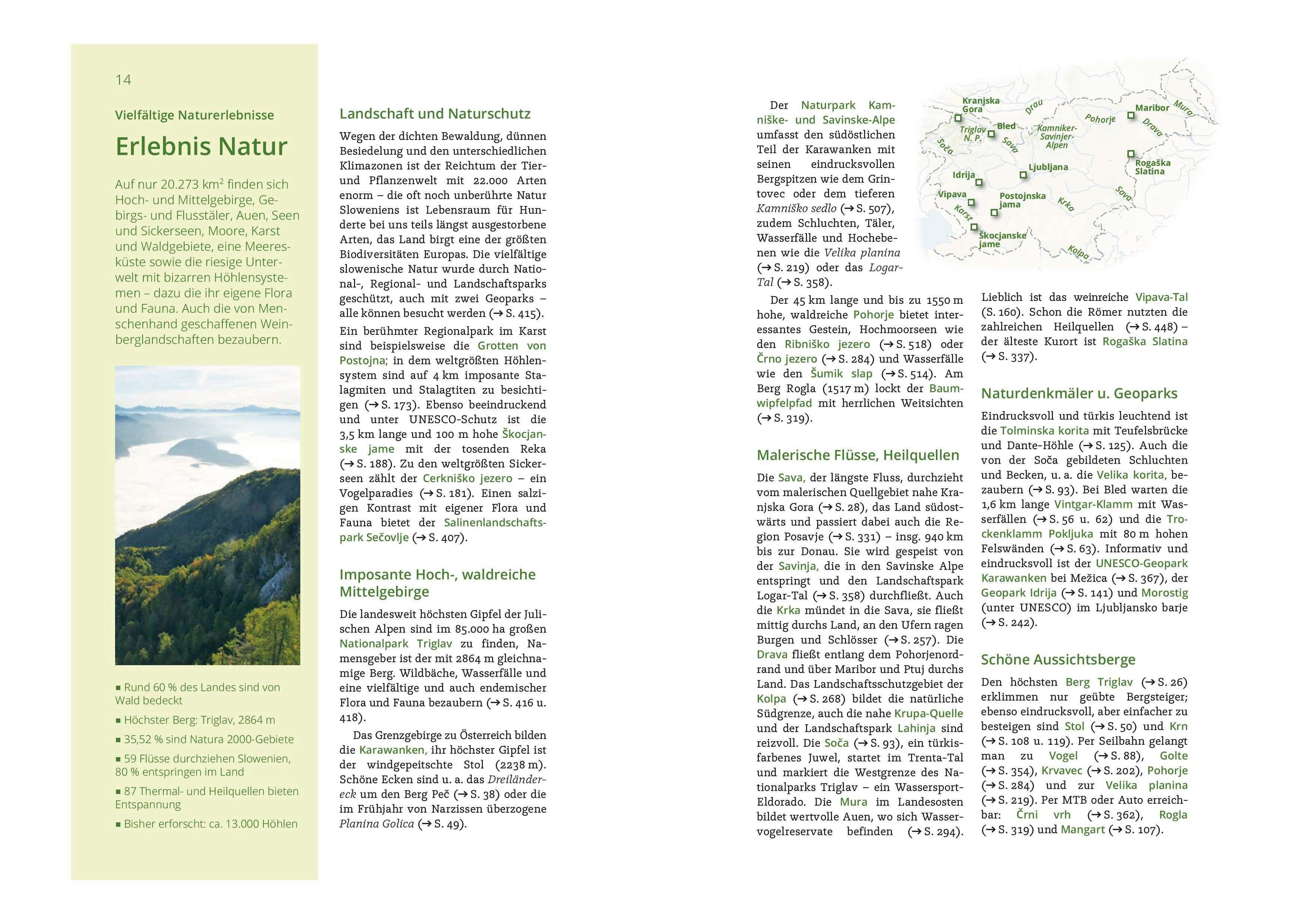Beispielinhalt (Bild) MICHAEL MÜLLER REISEFÜHRER Slowenien