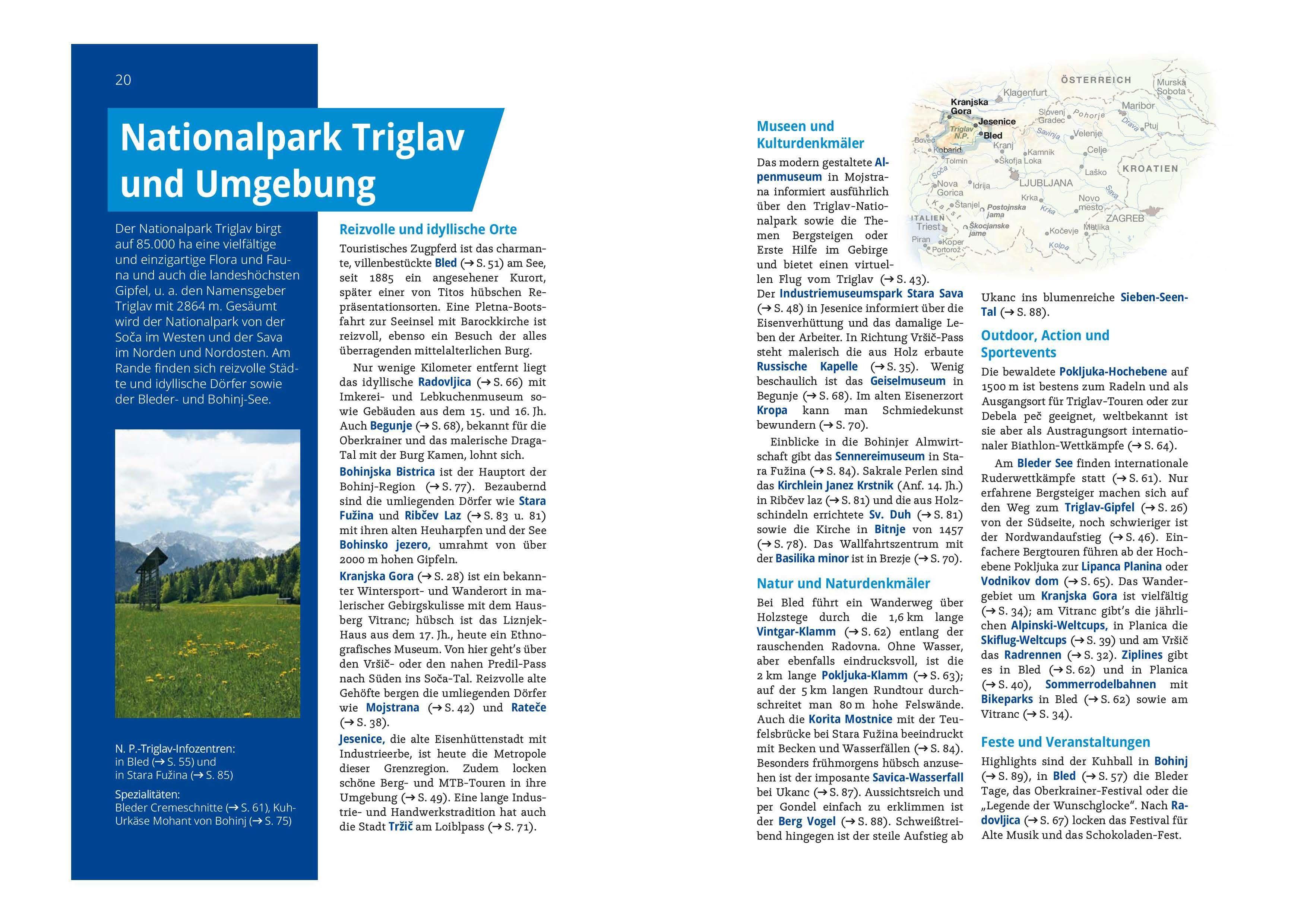 Beispielinhalt (Bild) MICHAEL MÜLLER REISEFÜHRER Slowenien