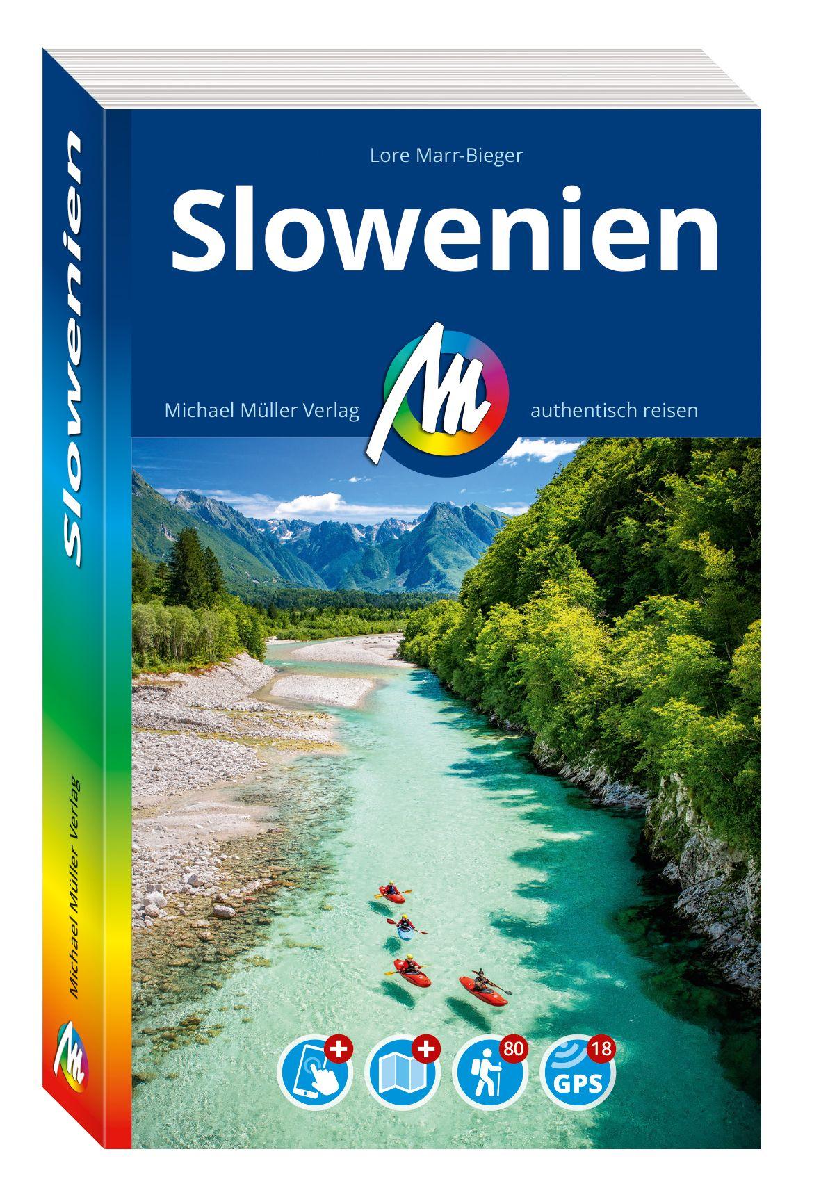 Vorderes Coverbild MICHAEL MÜLLER REISEFÜHRER Slowenien