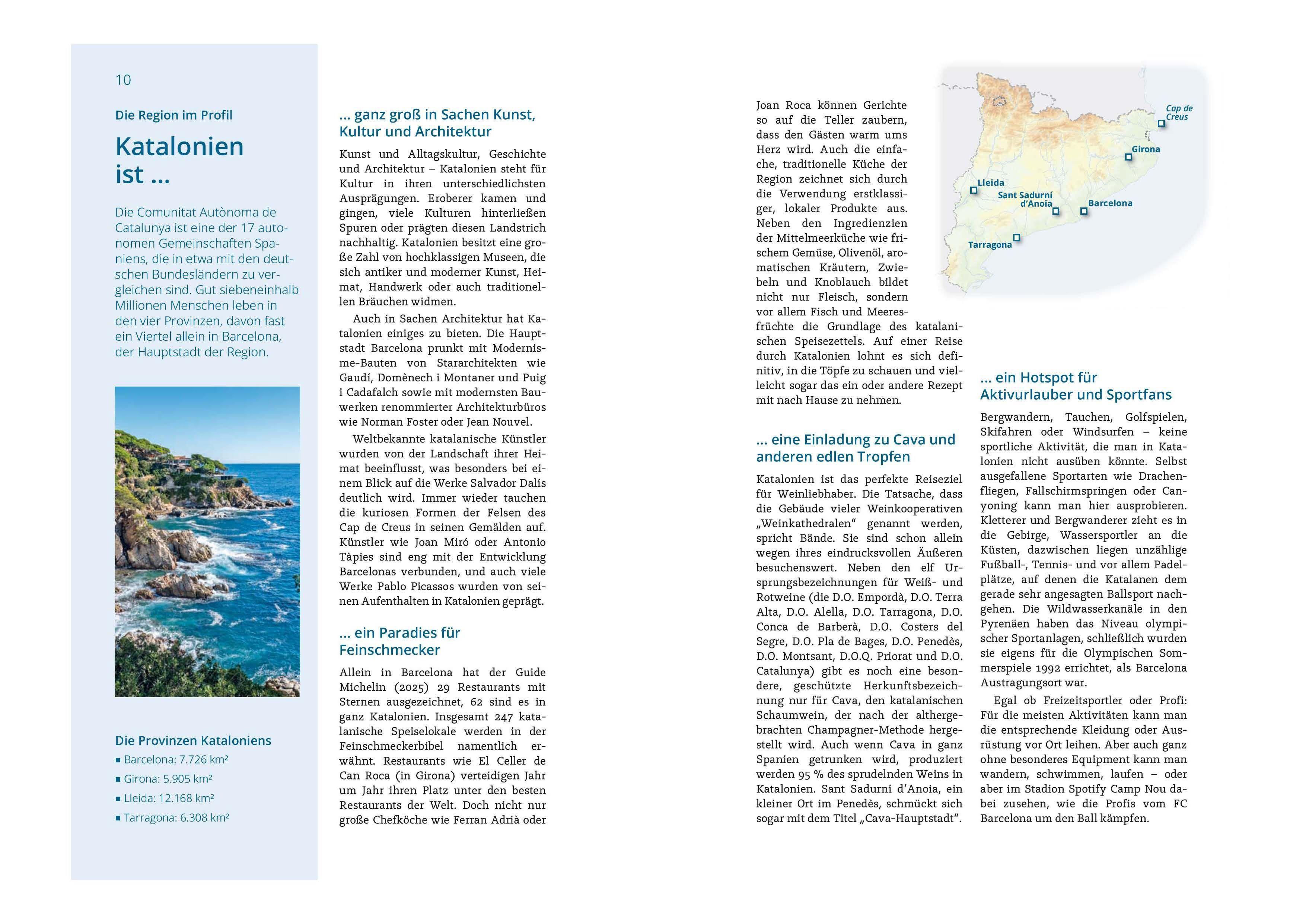 Beispielinhalt (Bild) MICHAEL MÜLLER REISEFÜHRER Katalonien