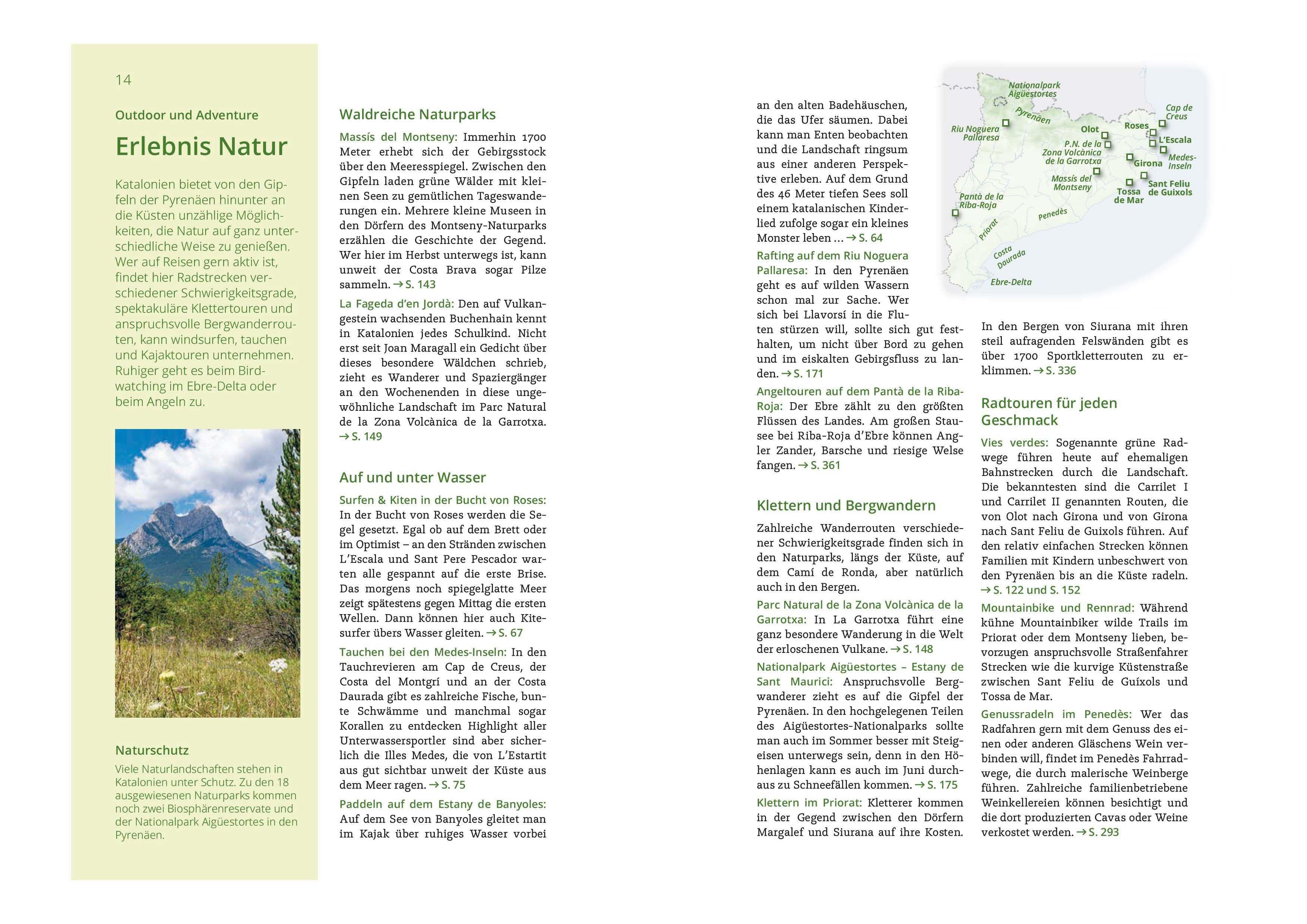 Beispielinhalt (Bild) MICHAEL MÜLLER REISEFÜHRER Katalonien