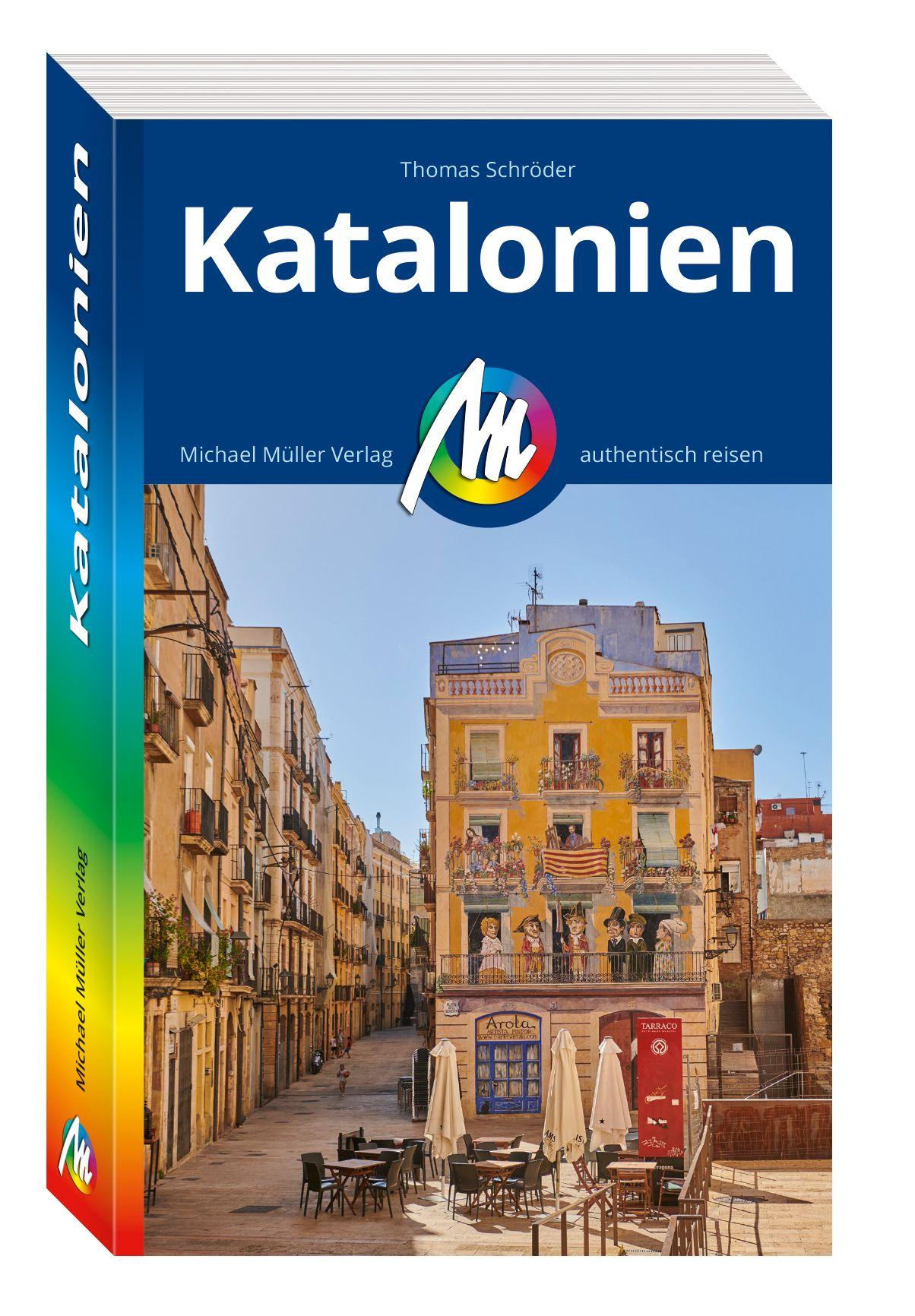 Vorderes Coverbild MICHAEL MÜLLER REISEFÜHRER Katalonien
