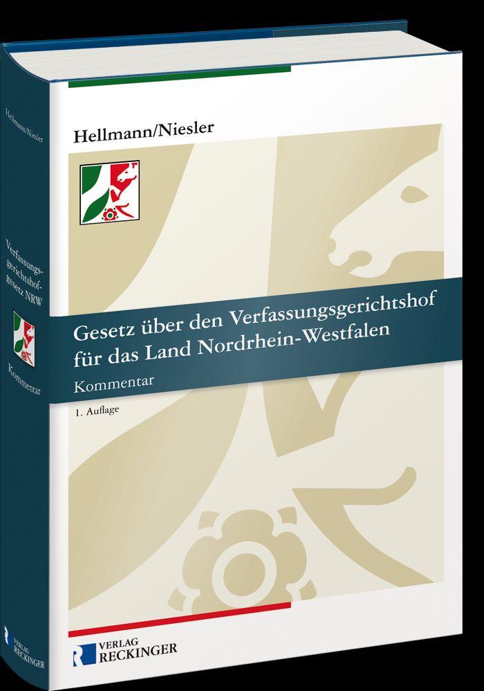 Vorderes Coverbild Gesetz über den Verfassungsgerichtshof für das Land Nordrhein-Westfalen