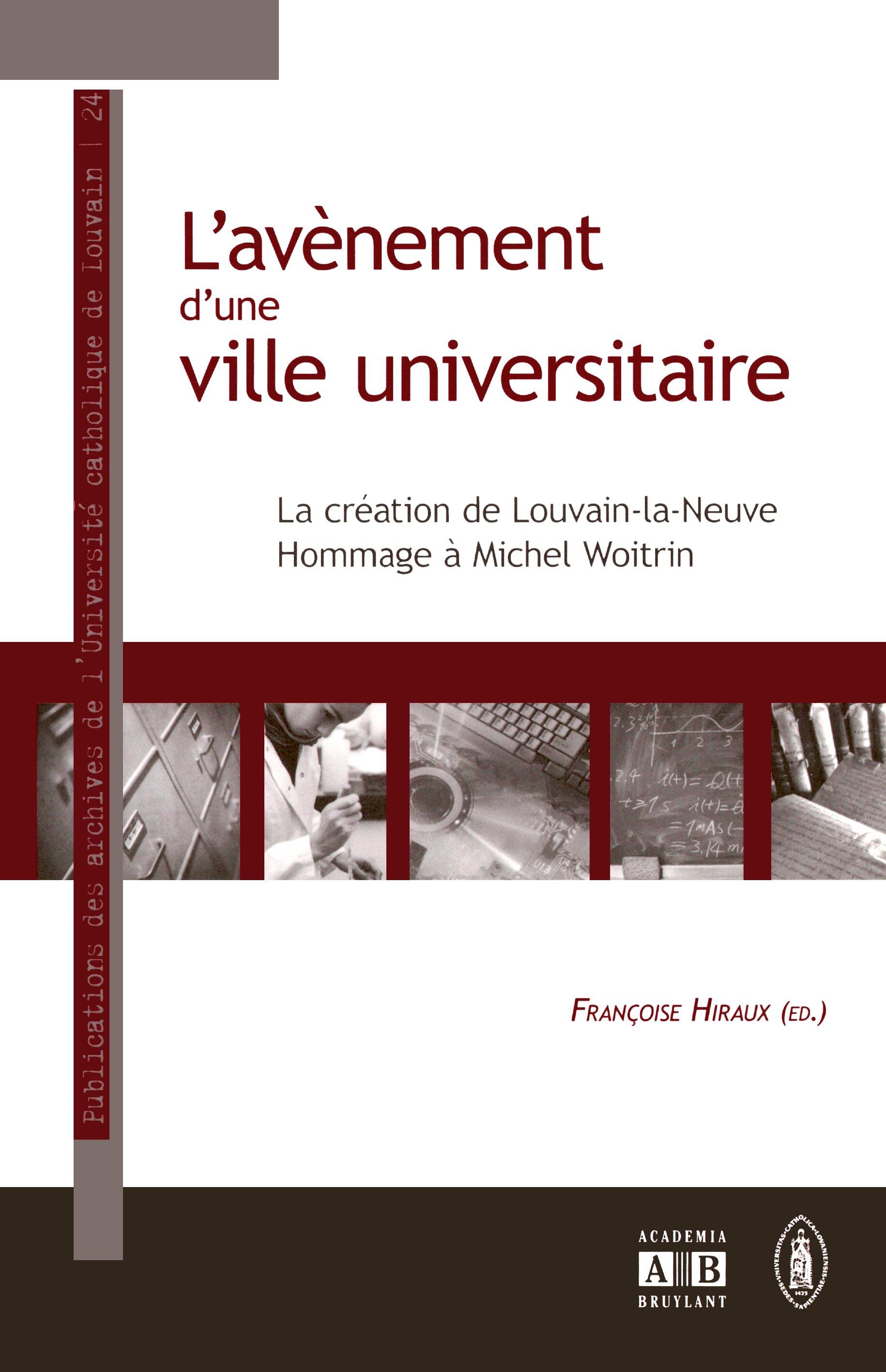 Vorderes Coverbild L'avènement d'une ville universitaire