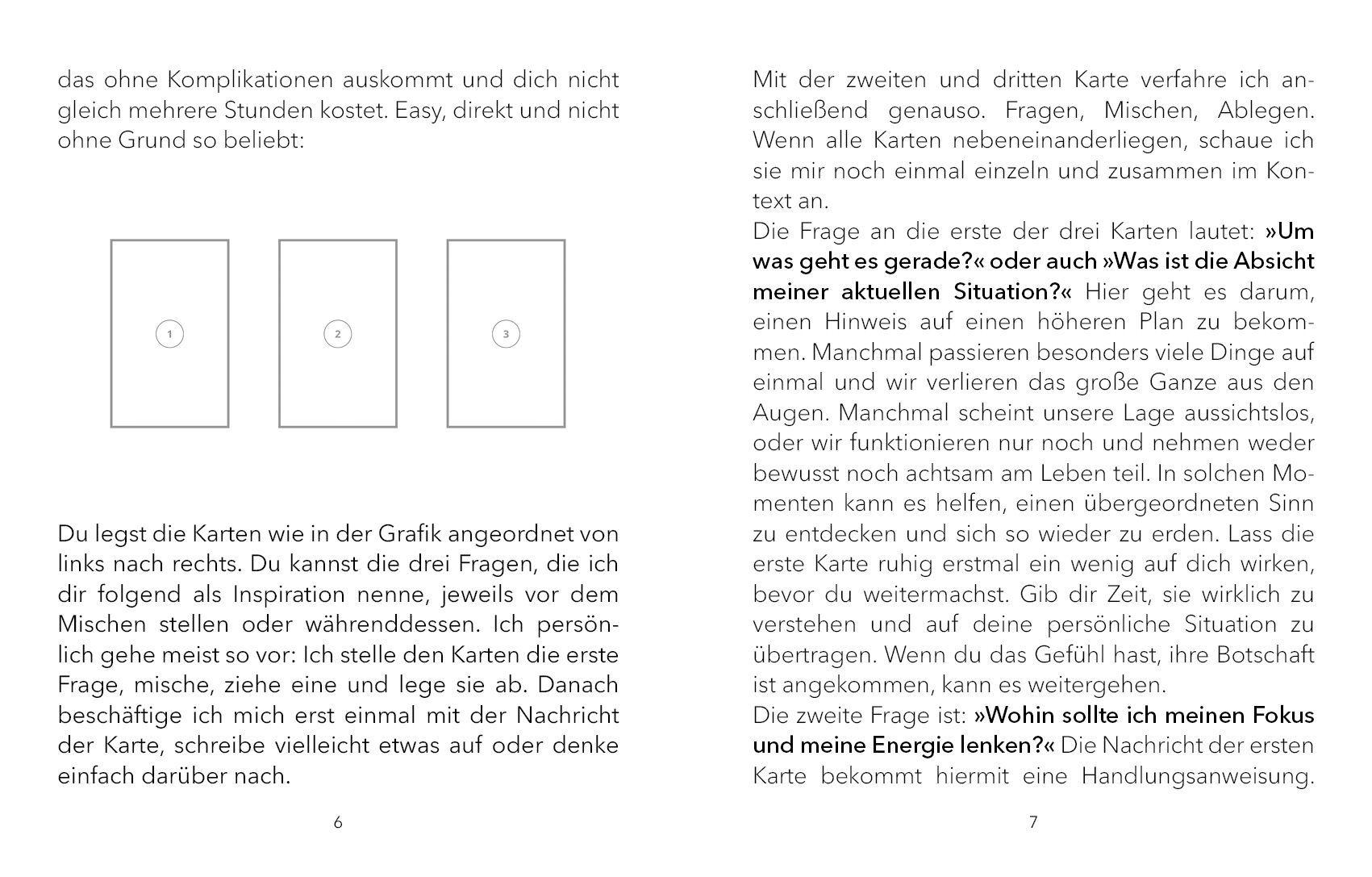 Beispielinhalt (Bild) Tarotkarten Pocket Edition