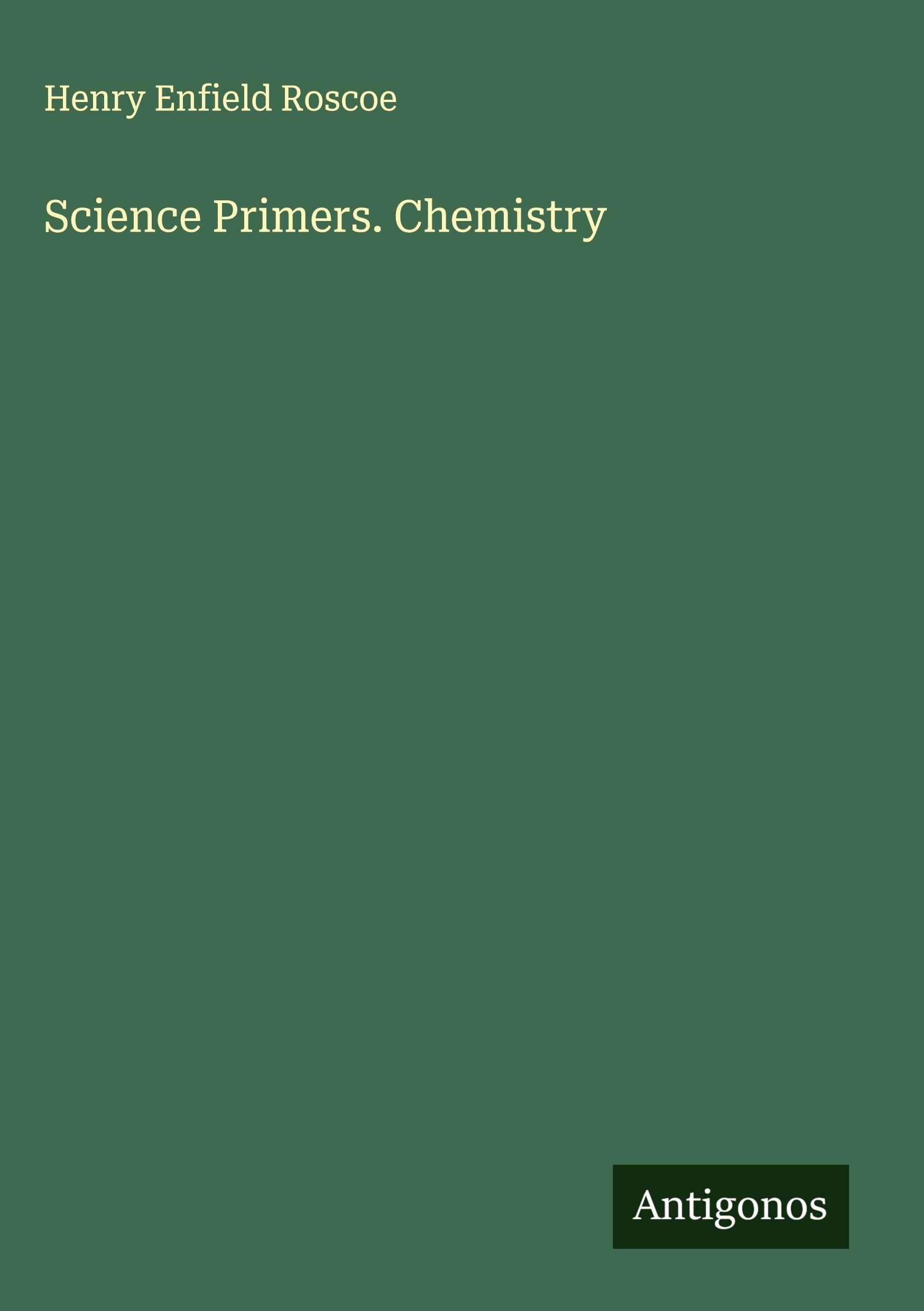 Vorderes Coverbild Science Primers. Chemistry