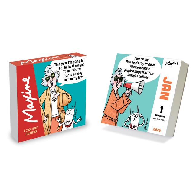 Vorderes Coverbild Cal 2026- Maxine Daily Desktop