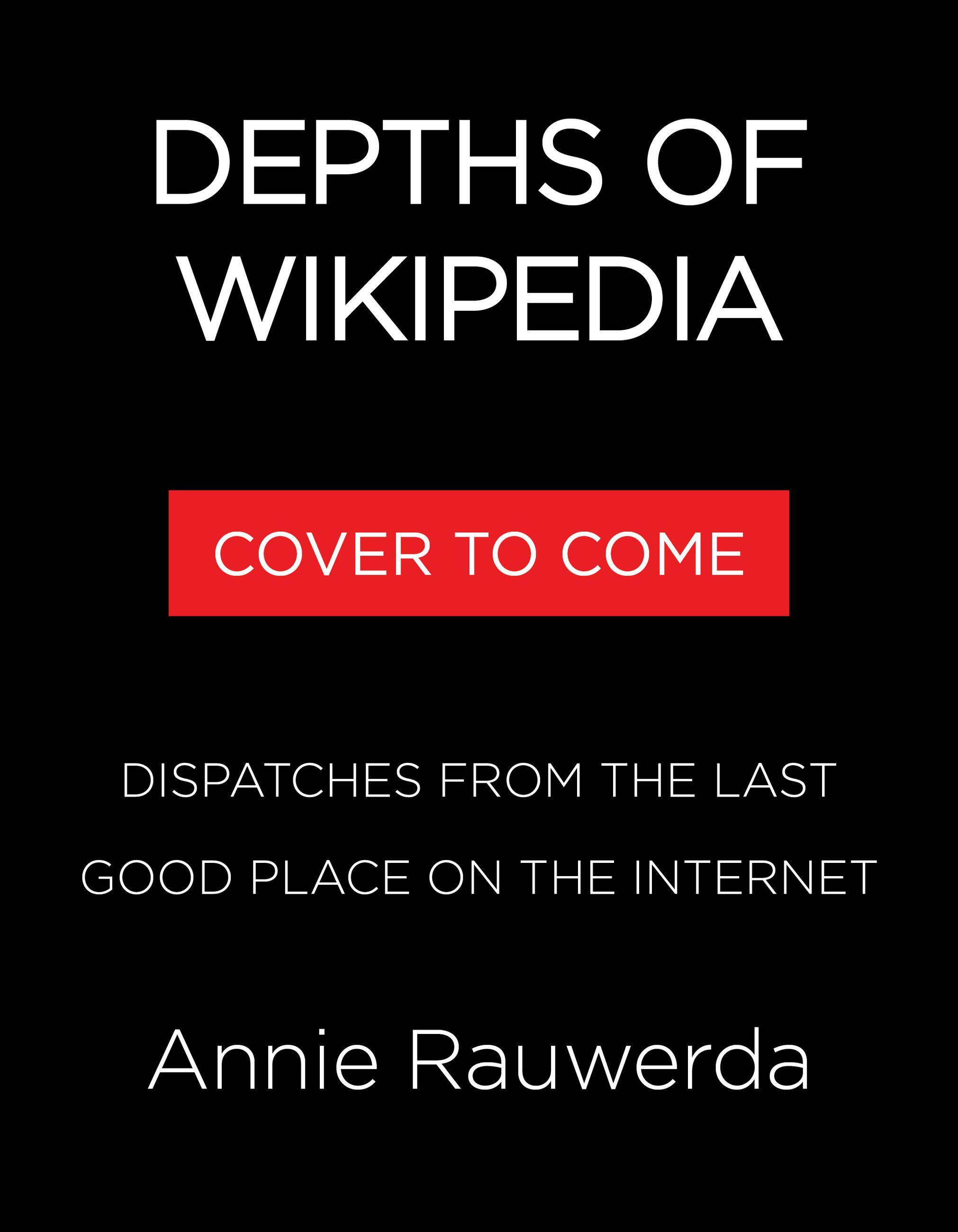 Vorderes Coverbild Depths of Wikipedia