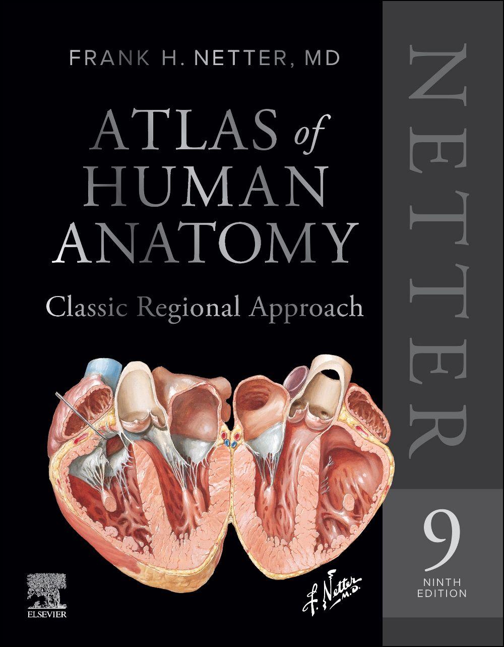 Vorderes Coverbild Netter Atlas of Human Anatomy: Classic Regional Approach (Hardcover): Professional Edition with Netterreference