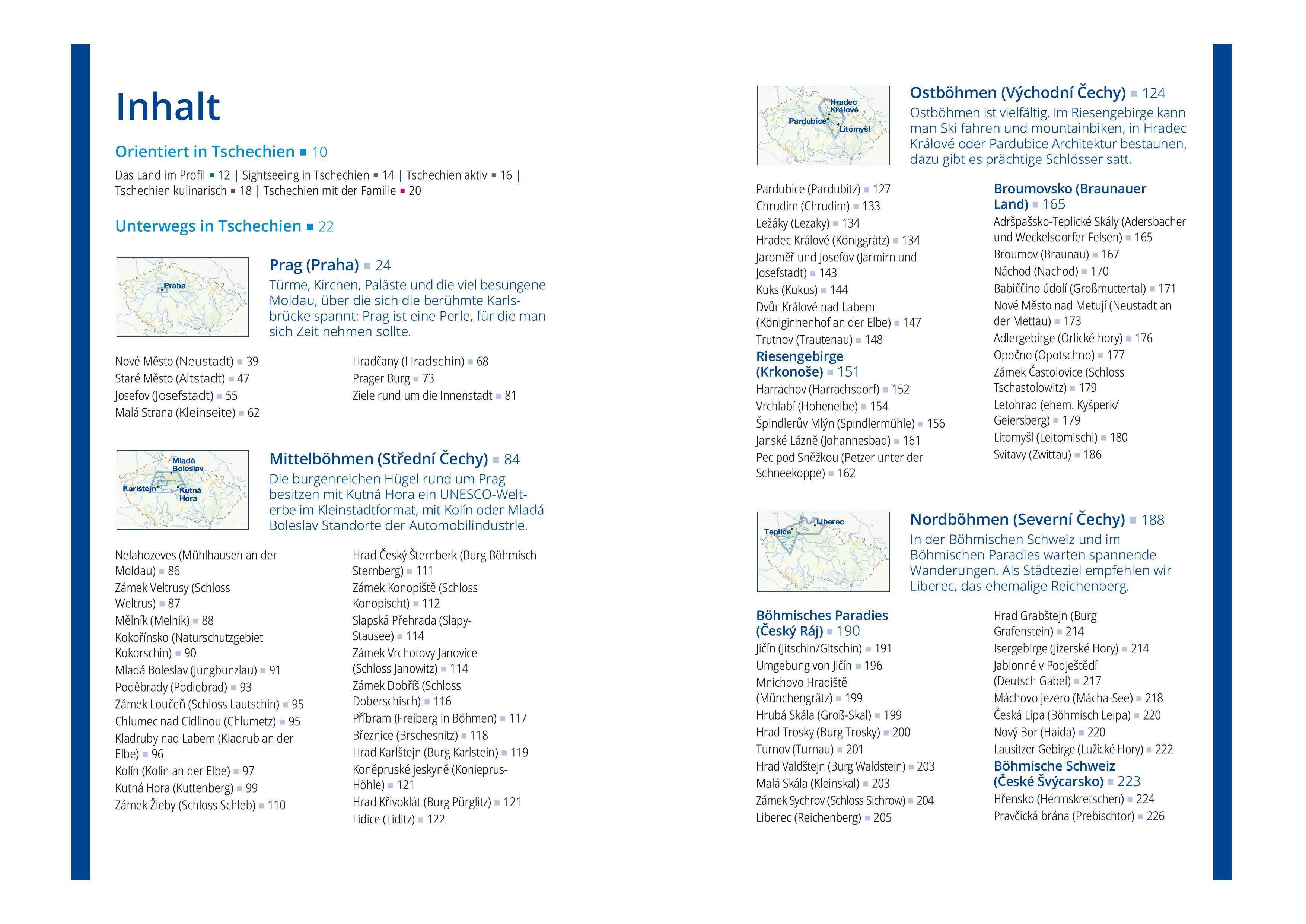 Beispielinhalt (Bild) MICHAEL MÜLLER REISEFÜHRER Tschechien