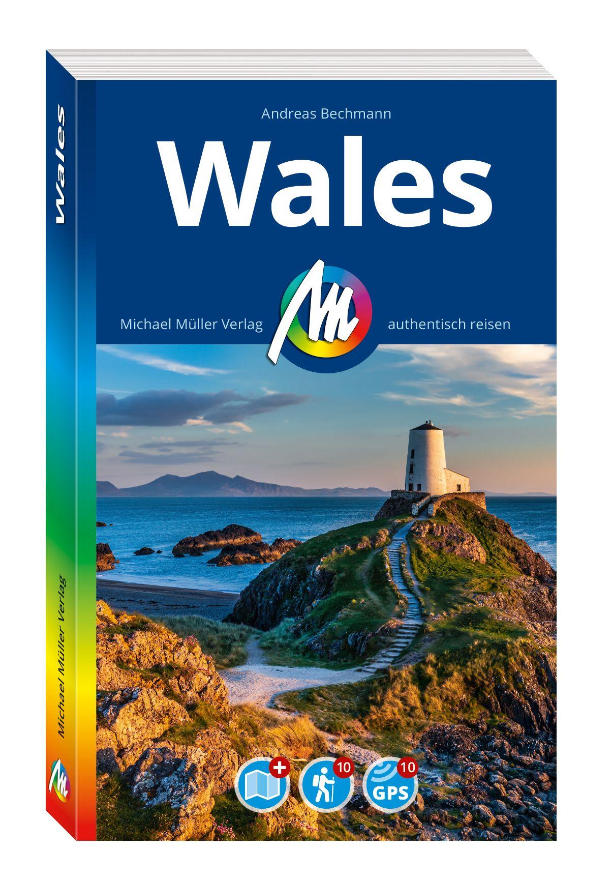 Vorderes Coverbild MICHAEL MÜLLER REISEFÜHRER Wales
