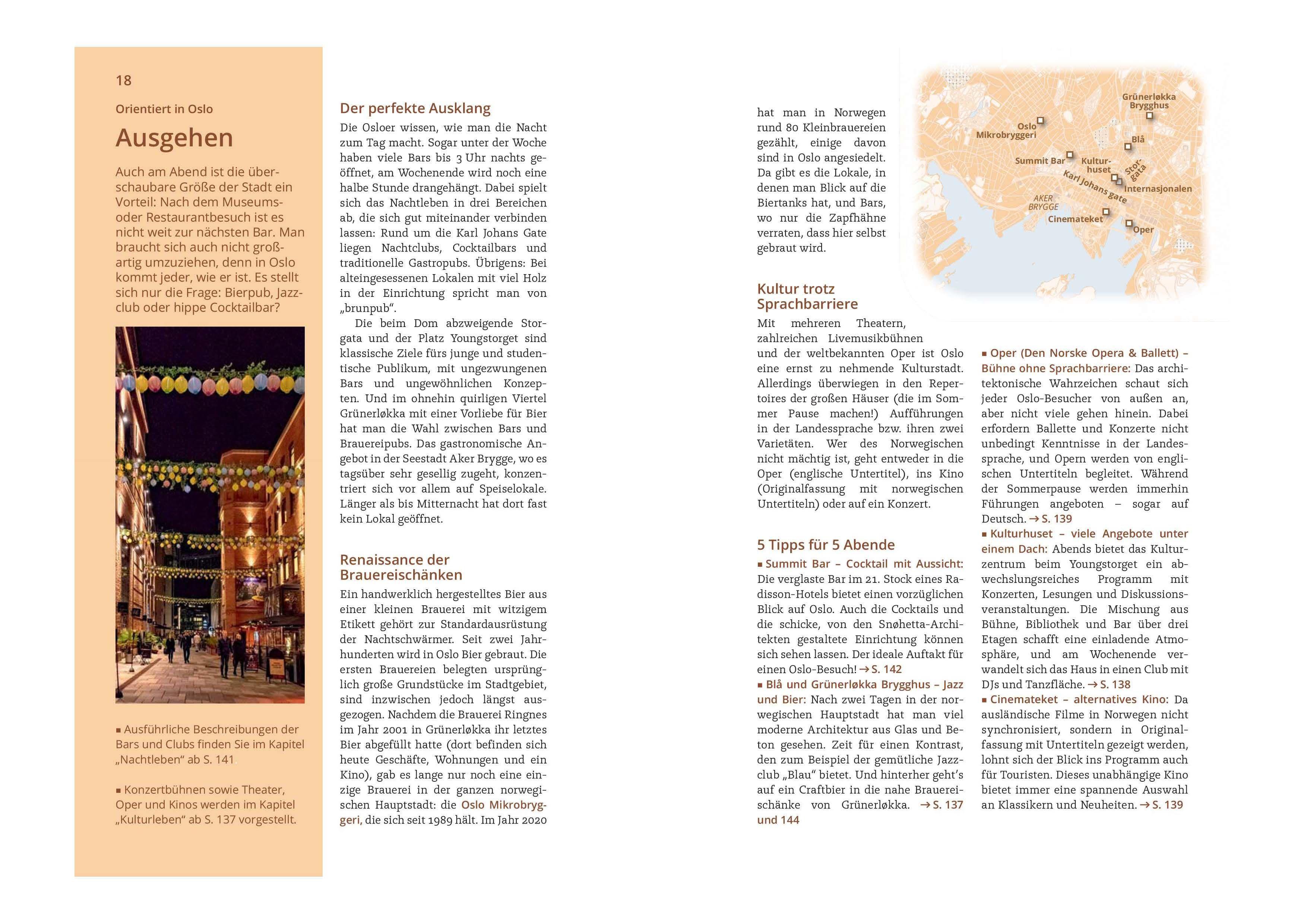 Beispielinhalt (Bild) MICHAEL MÜLLER REISEFÜHRER Oslo MM-City