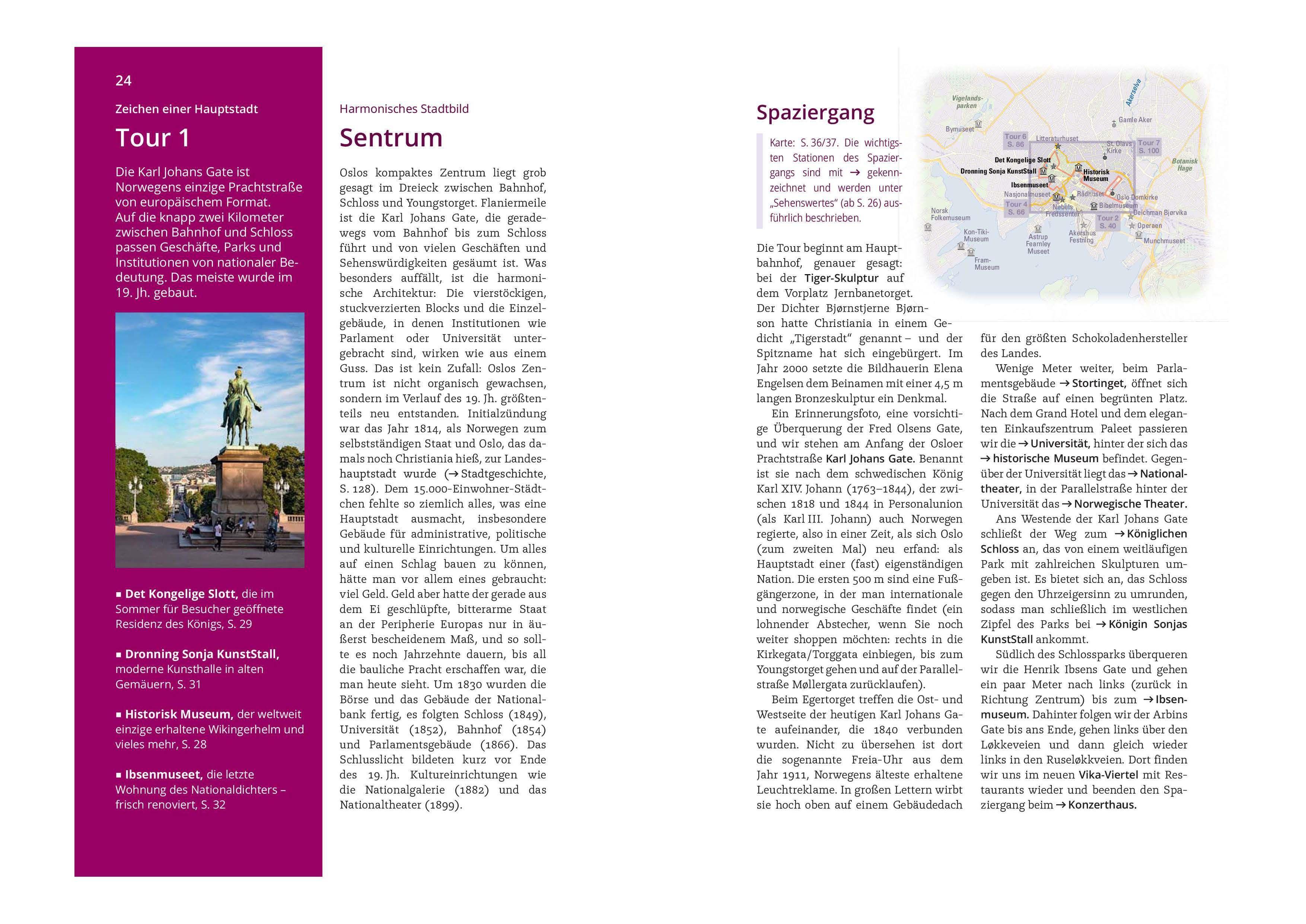 Beispielinhalt (Bild) MICHAEL MÜLLER REISEFÜHRER Oslo MM-City