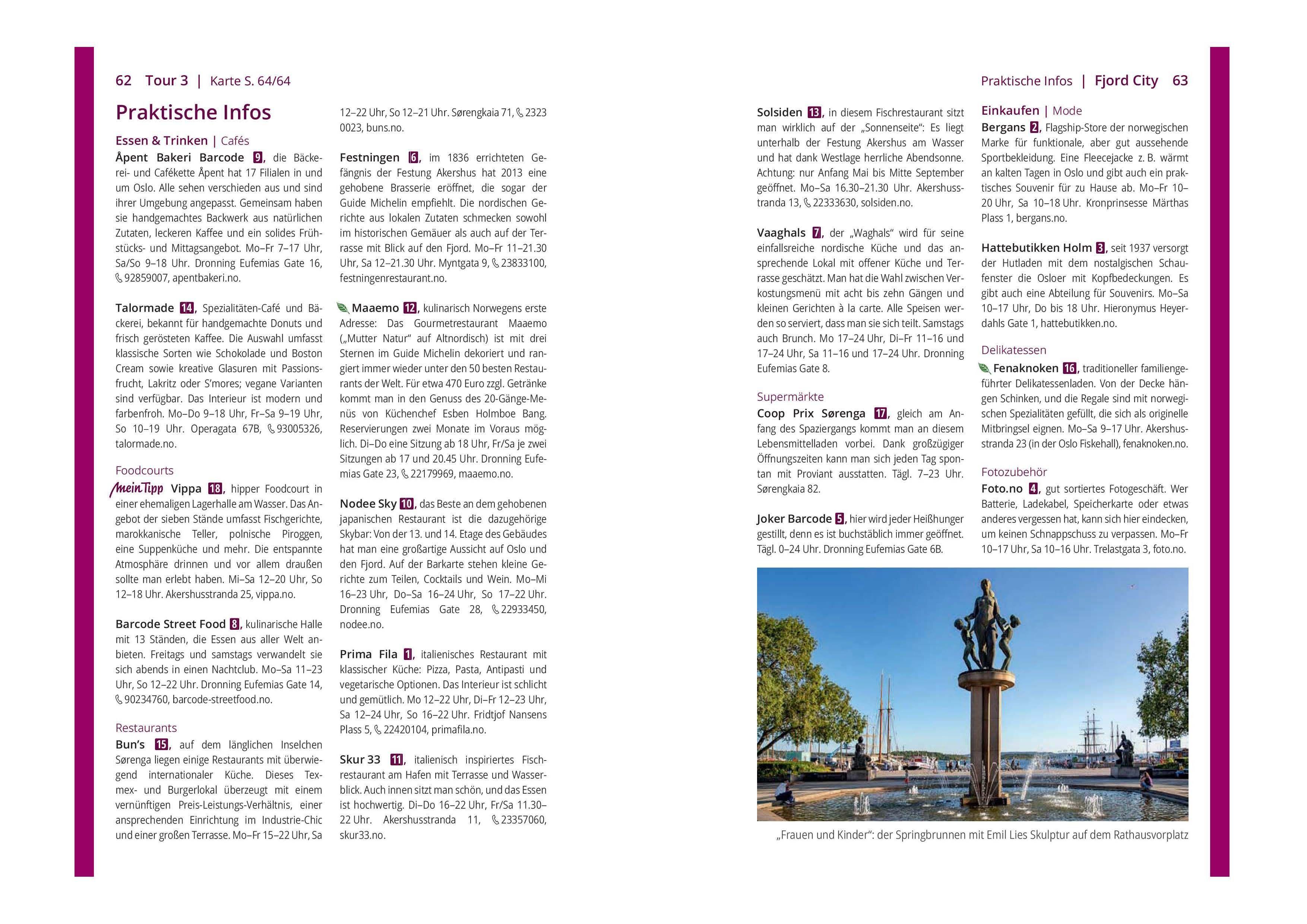 Beispielinhalt (Bild) MICHAEL MÜLLER REISEFÜHRER Oslo MM-City