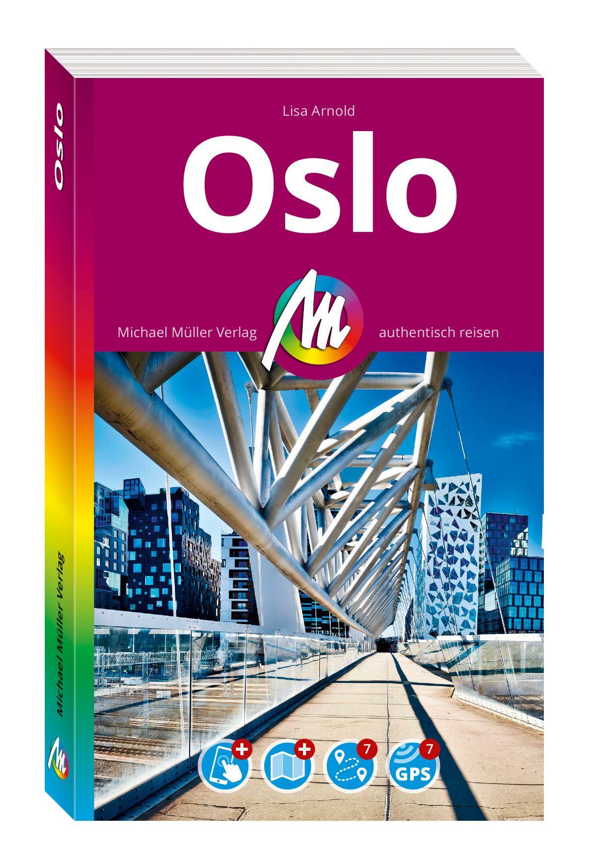 Vorderes Coverbild MICHAEL MÜLLER REISEFÜHRER Oslo MM-City