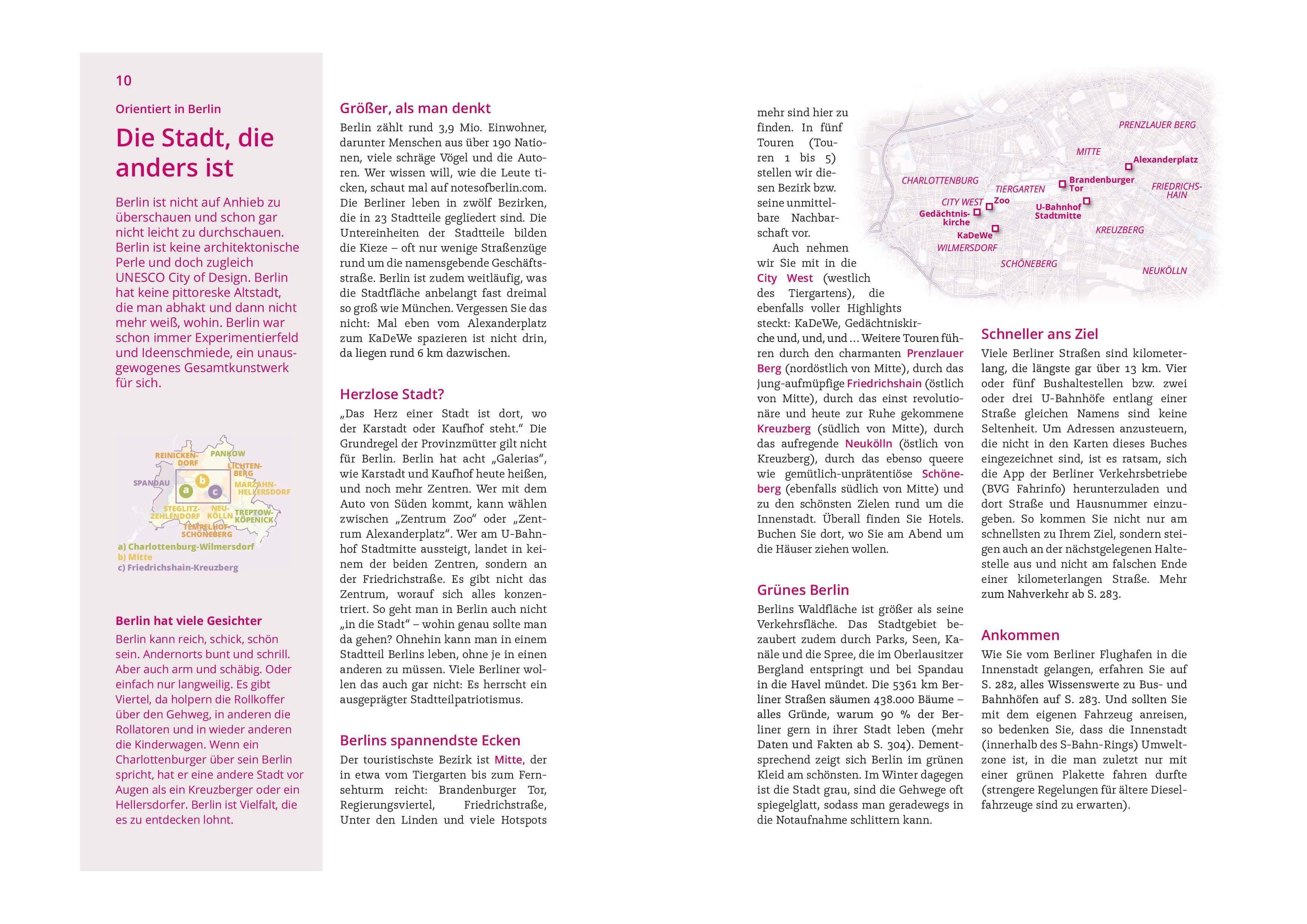 Beispielinhalt (Bild) MICHAEL MÜLLER REISEFÜHRER Berlin MM-City