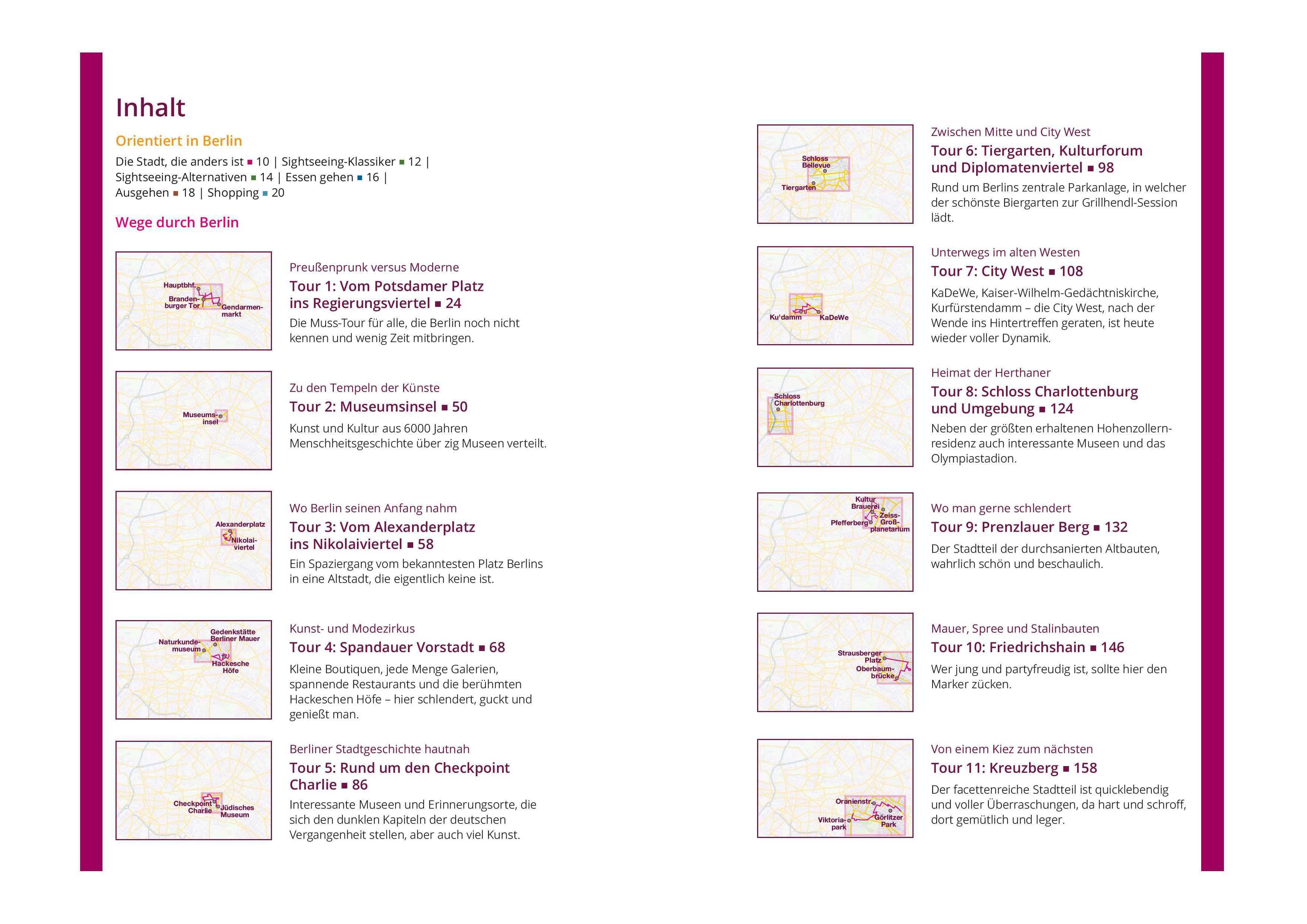 Beispielinhalt (Bild) MICHAEL MÜLLER REISEFÜHRER Berlin MM-City