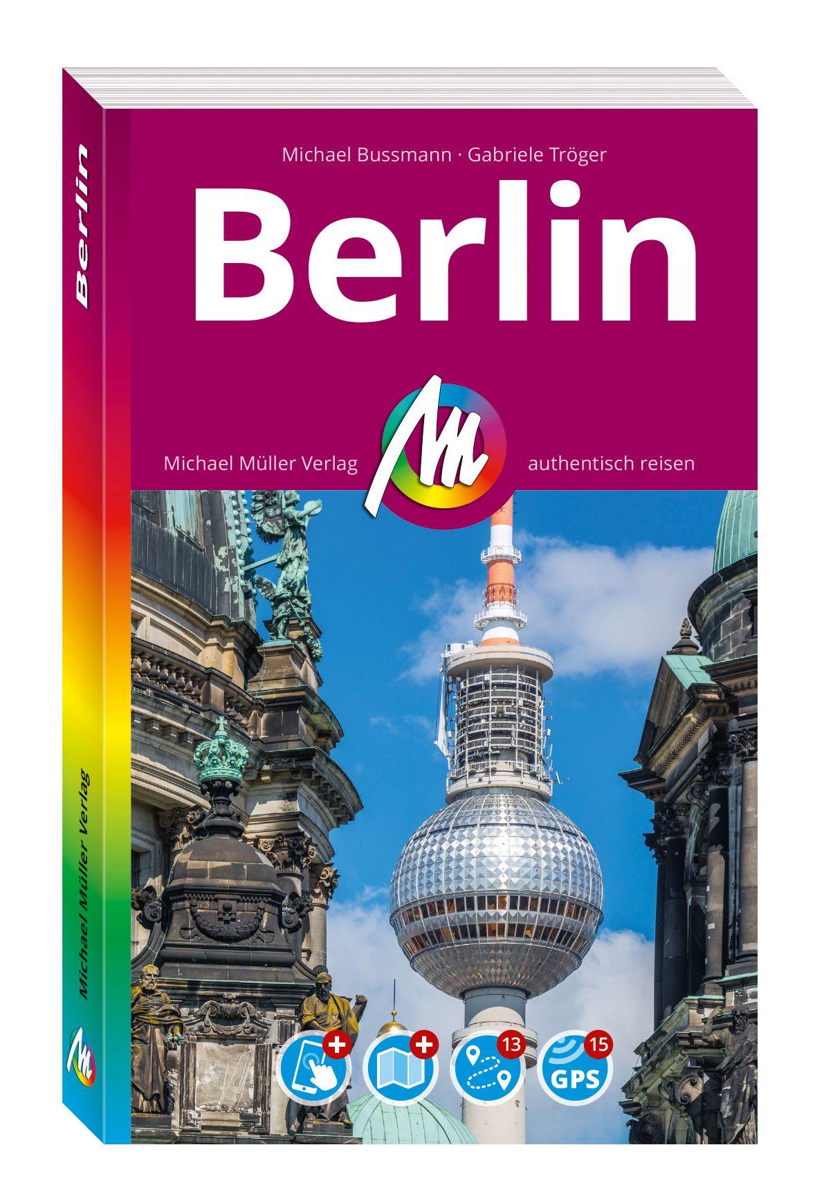 Vorderes Coverbild MICHAEL MÜLLER REISEFÜHRER Berlin MM-City