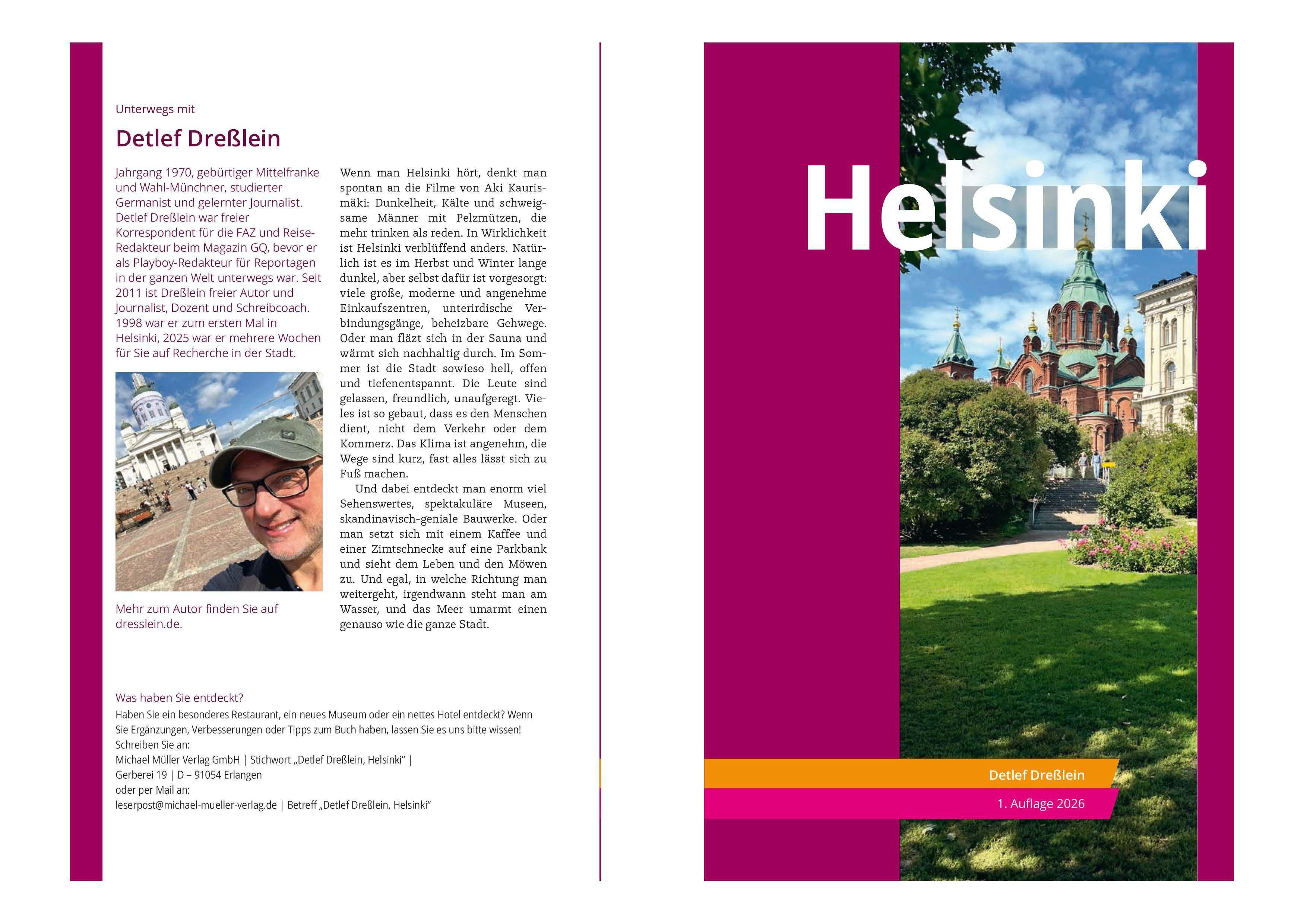 Beispielinhalt (Bild) MICHAEL MÜLLER REISEFÜHRER Helsinki MM-City