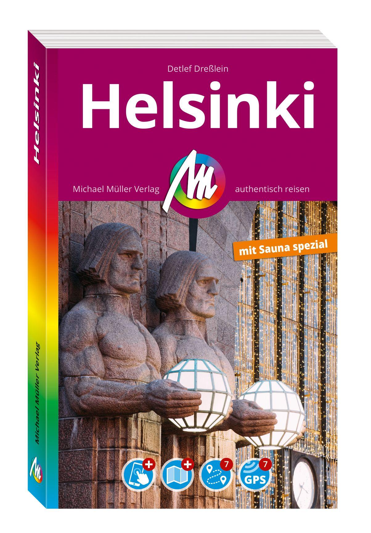 Vorderes Coverbild MICHAEL MÜLLER REISEFÜHRER Helsinki MM-City