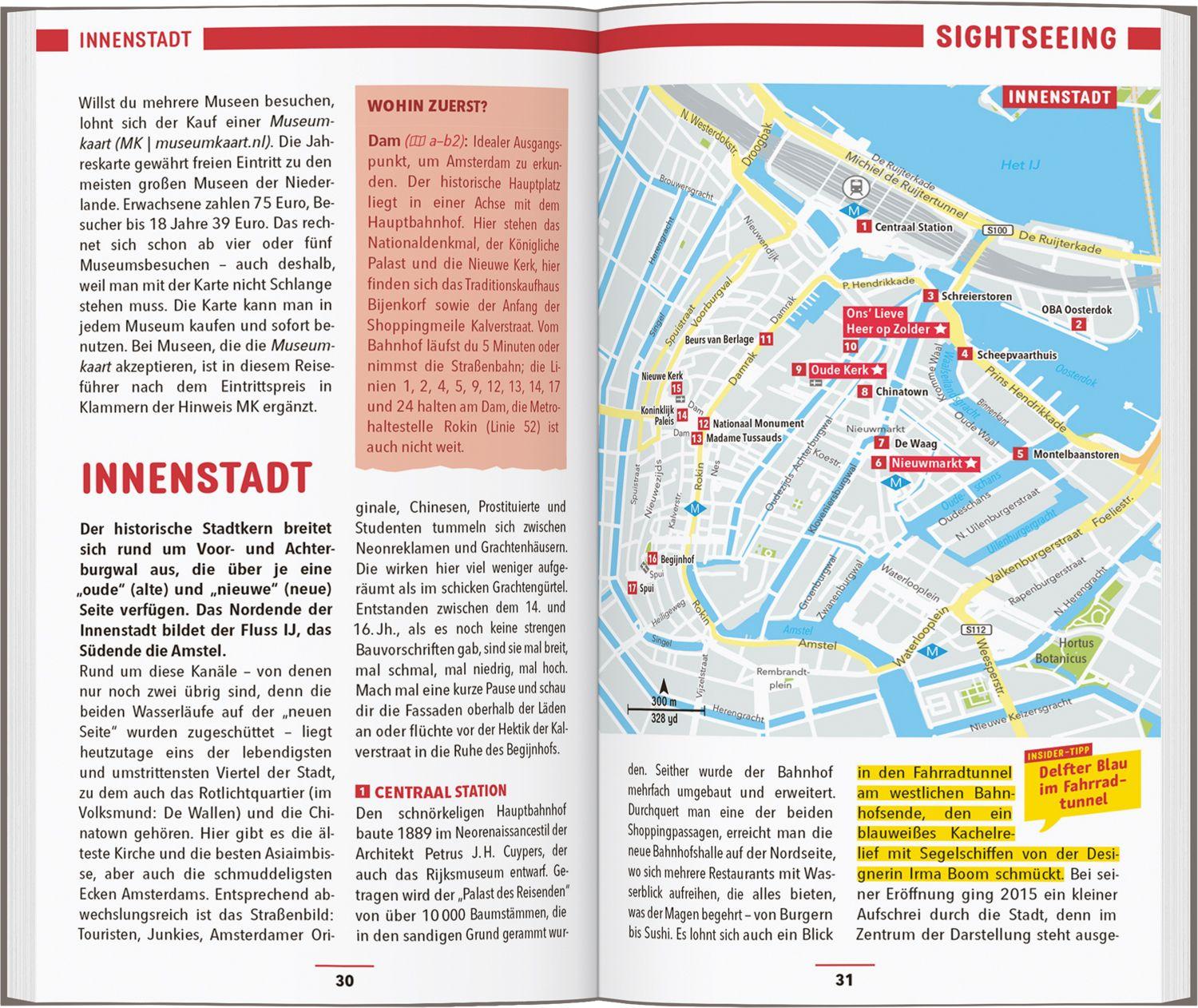 Beispielinhalt (Bild) MARCO POLO Reiseführer Amsterdam