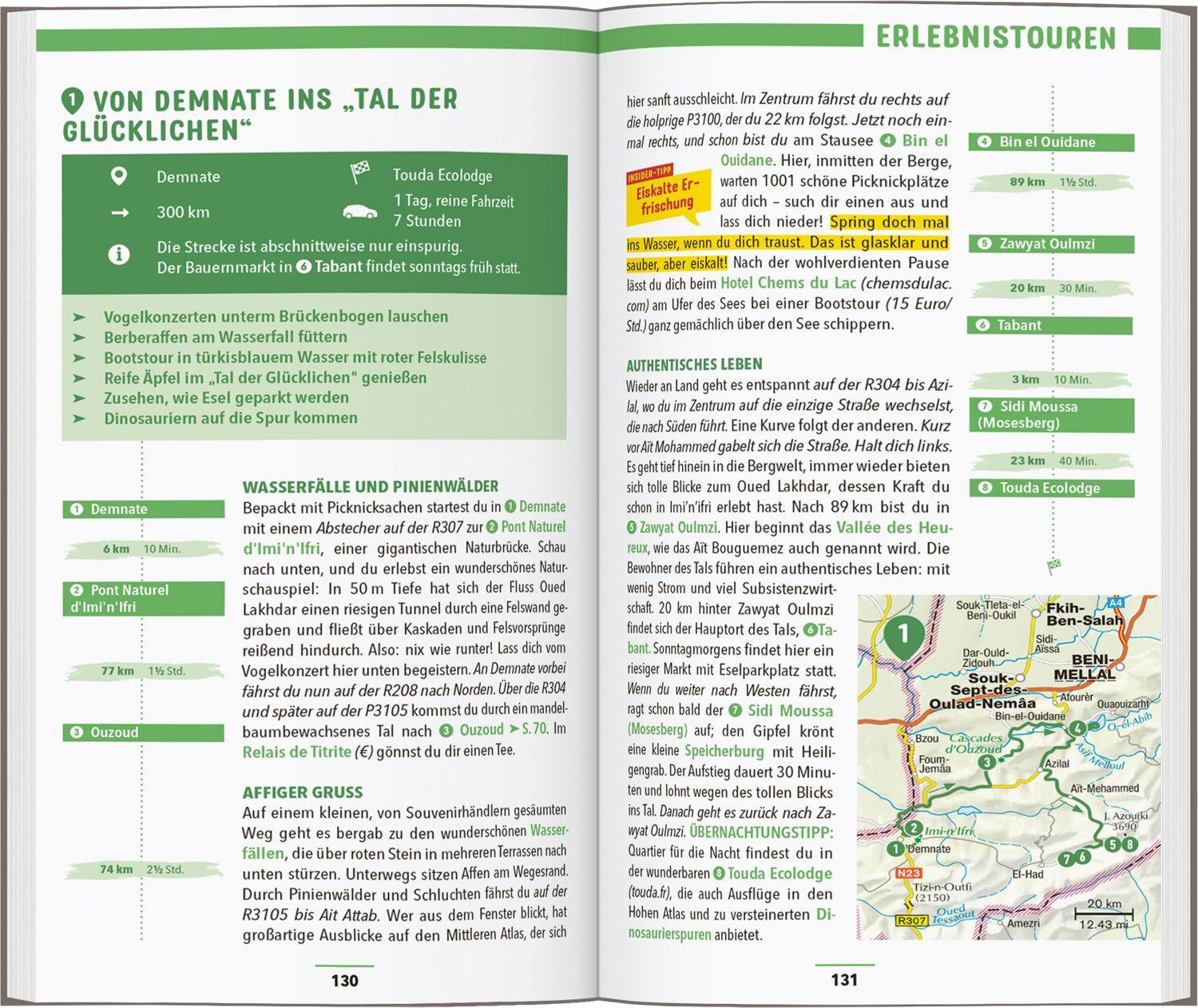 Beispielinhalt (Bild) MARCO POLO Reiseführer Marokko