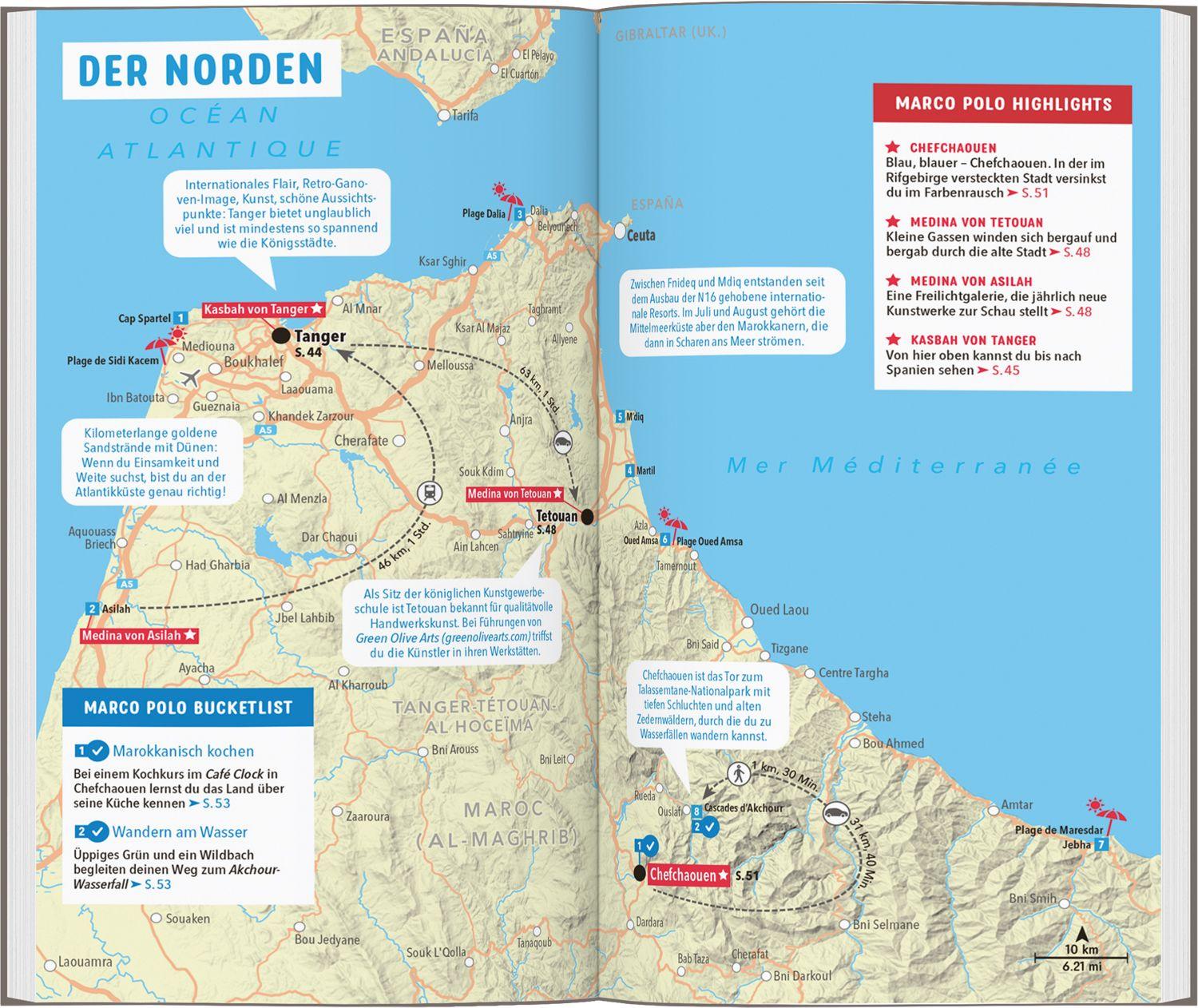 Beispielinhalt (Bild) MARCO POLO Reiseführer Marokko