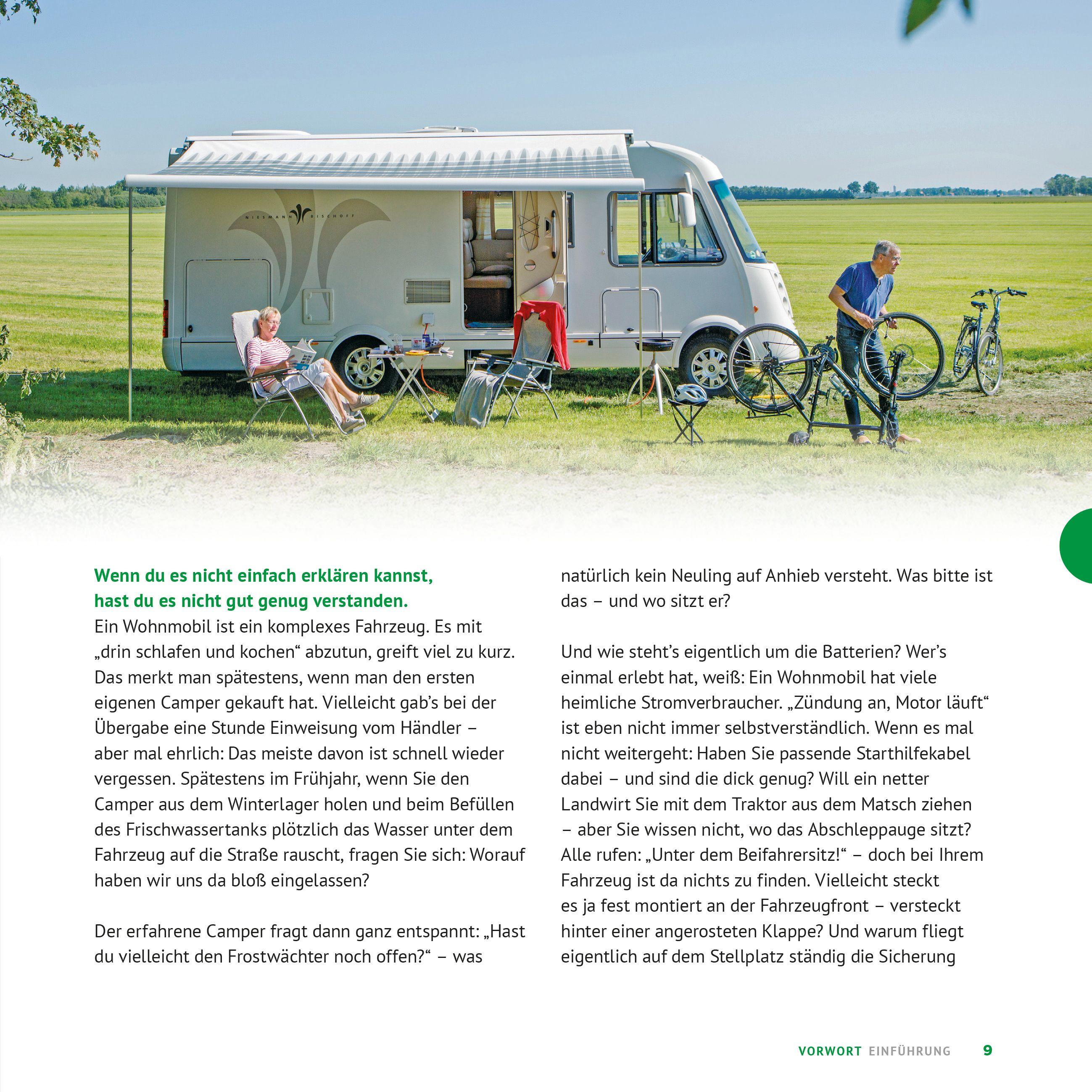 Beispielinhalt (Bild) ACSI Wohnmobil-Handbuch