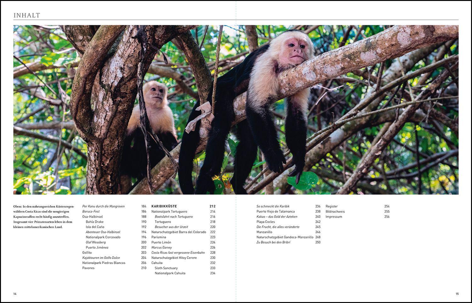 Beispielinhalt (Bild) KUNTH Costa Rica. Das Buch