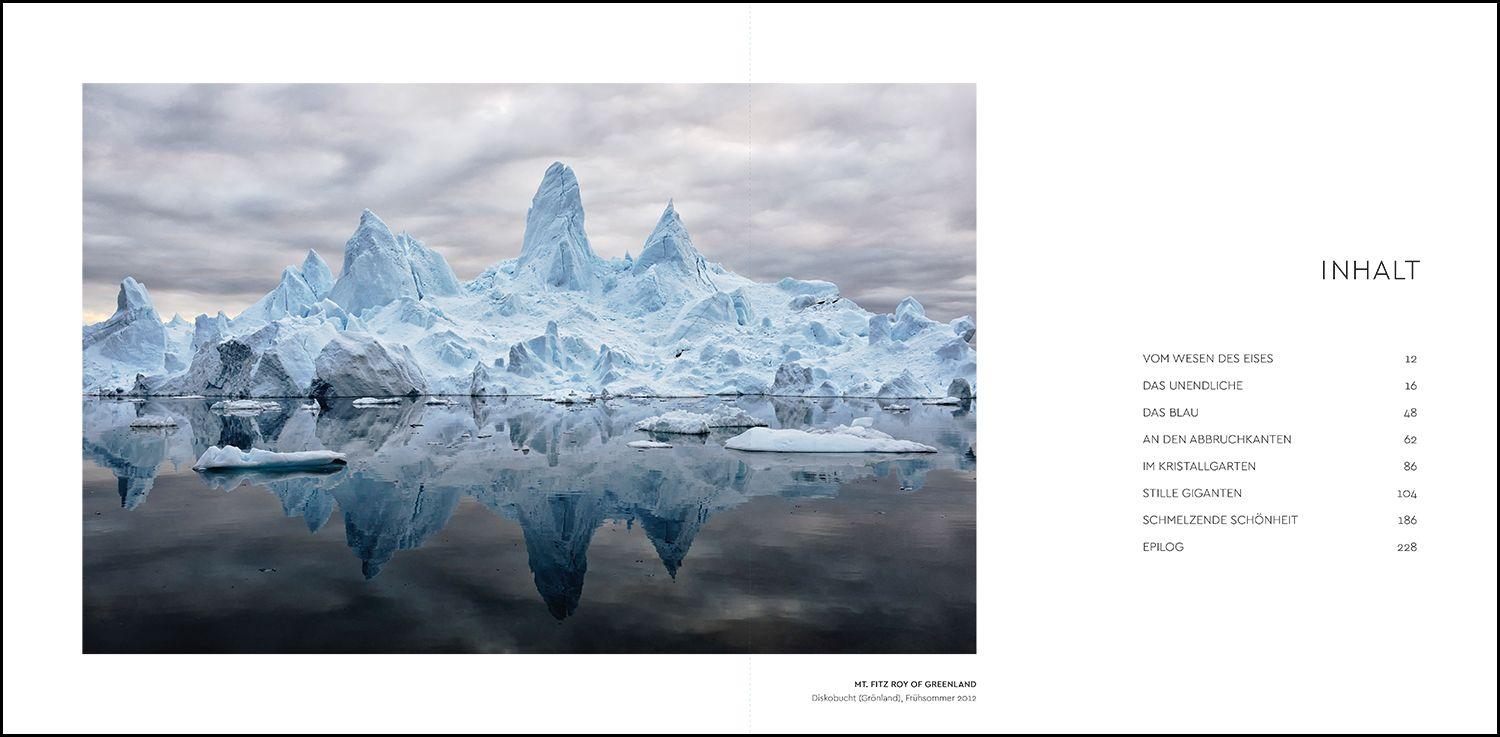 Beispielinhalt (Bild) KUNTH Bildband Vom Wesen des Eises